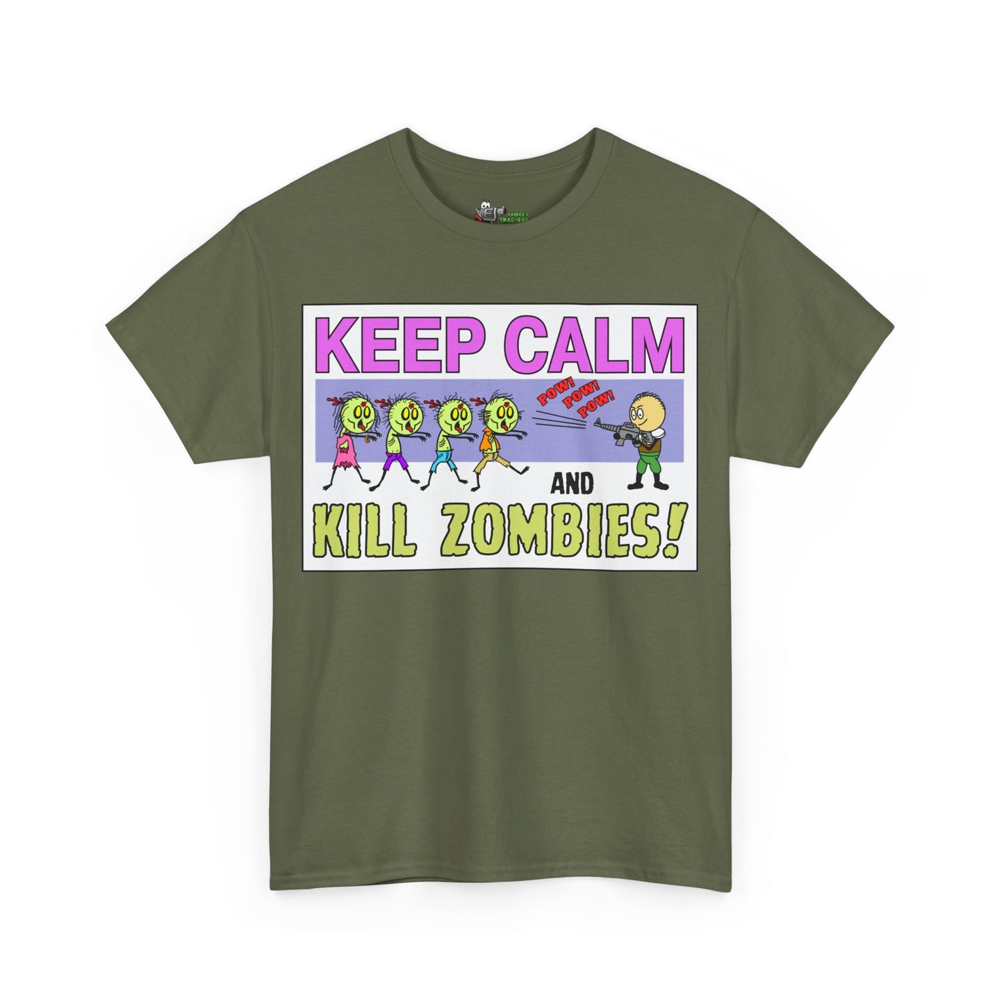 Kill Zombies! Unisex Heavy Cotton Tee