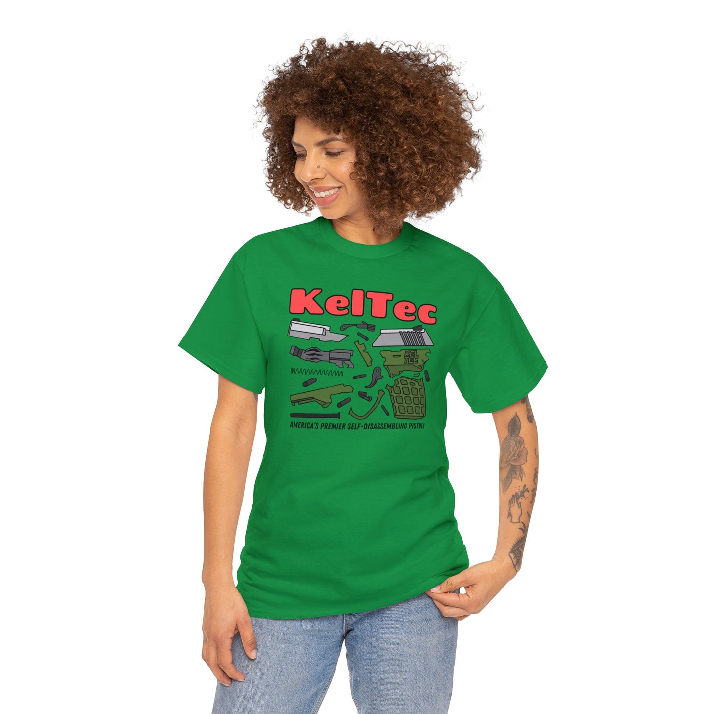 KelTec Disassembled Unisex Heavy Cotton Tee