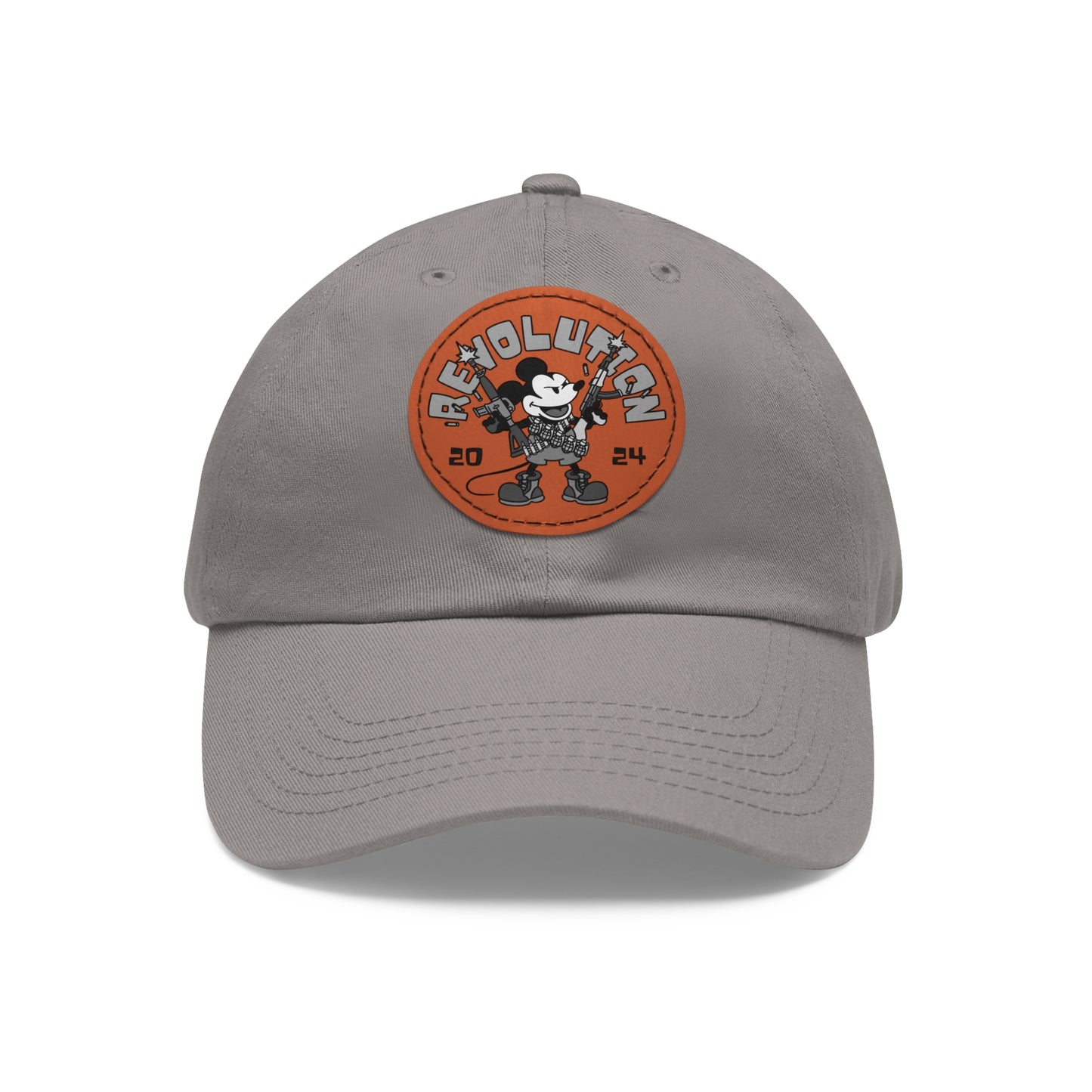 Revolutionary Willie! Dad Hat with Leather Patch (Round)