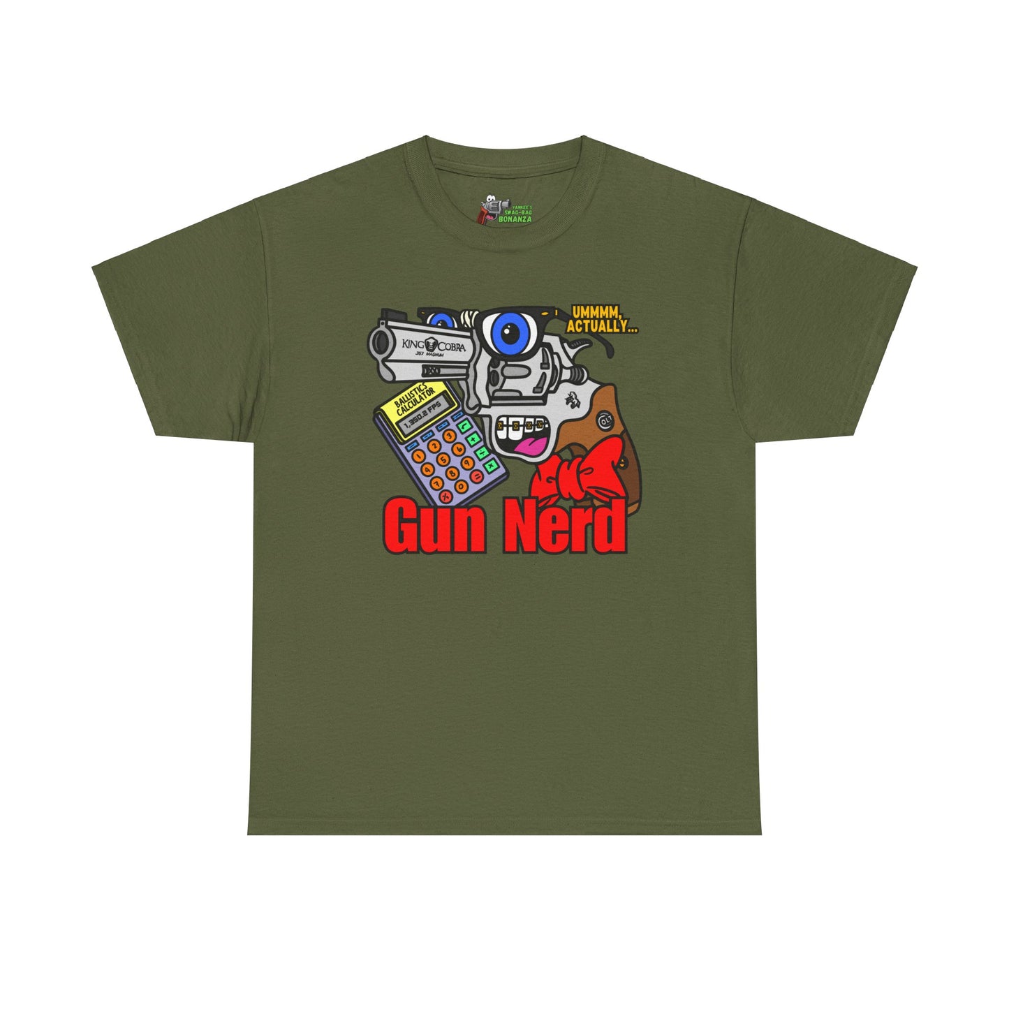 Gun Nerd! Unisex Heavy Cotton Tee
