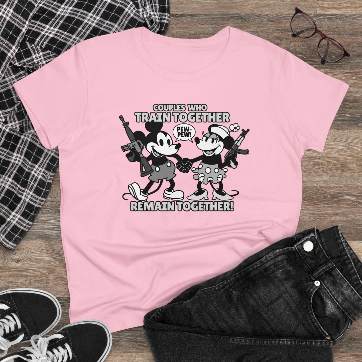 Couple's Therapy! Women's Midweight Cotton Tee