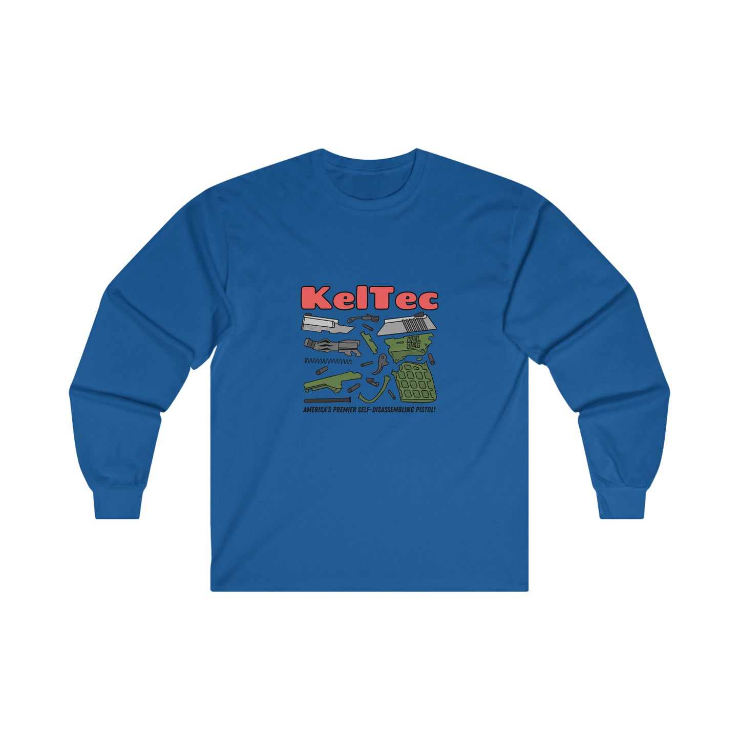 KelTec Disassembled Ultra Cotton Long Sleeve Tee