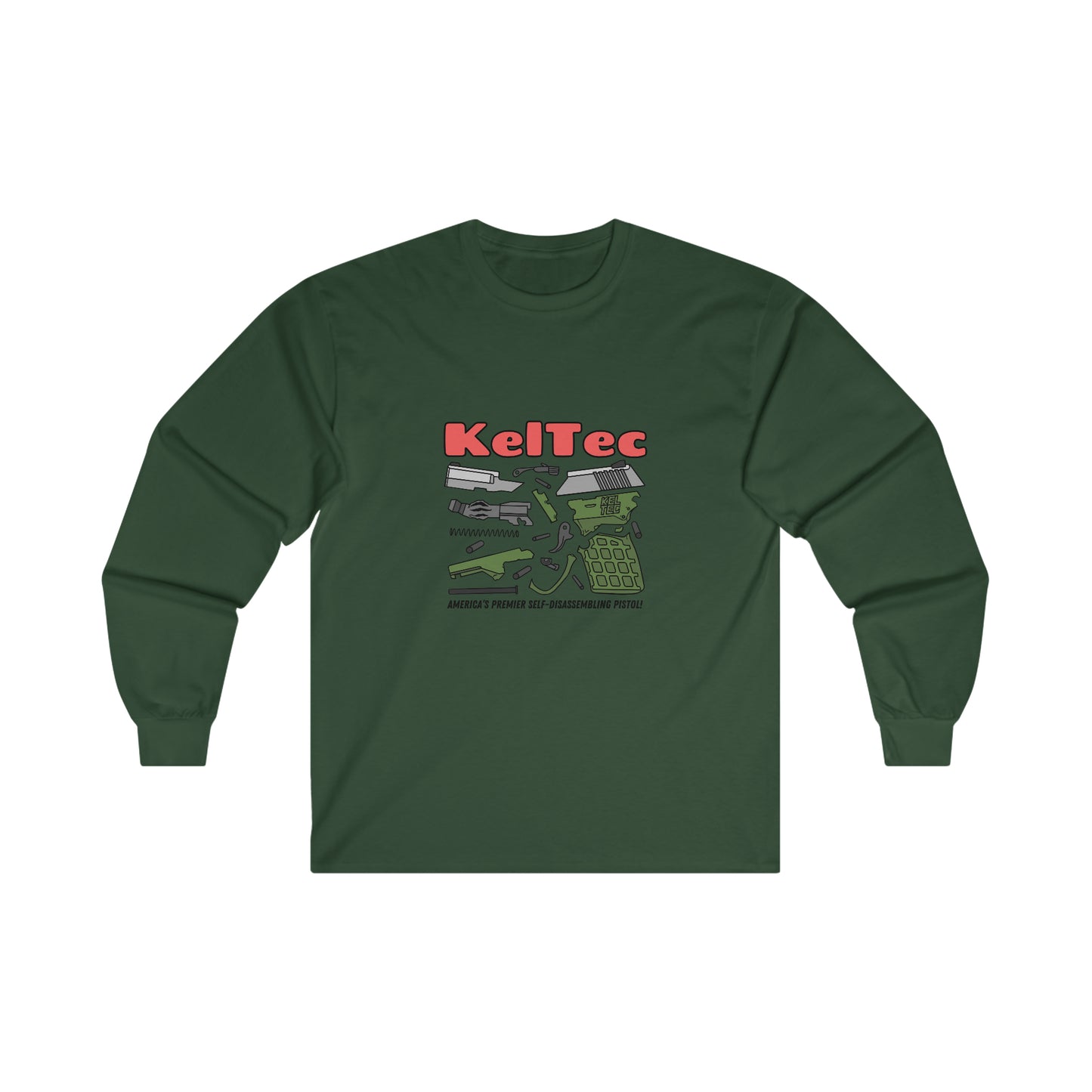 KelTec Disassembled Ultra Cotton Long Sleeve Tee