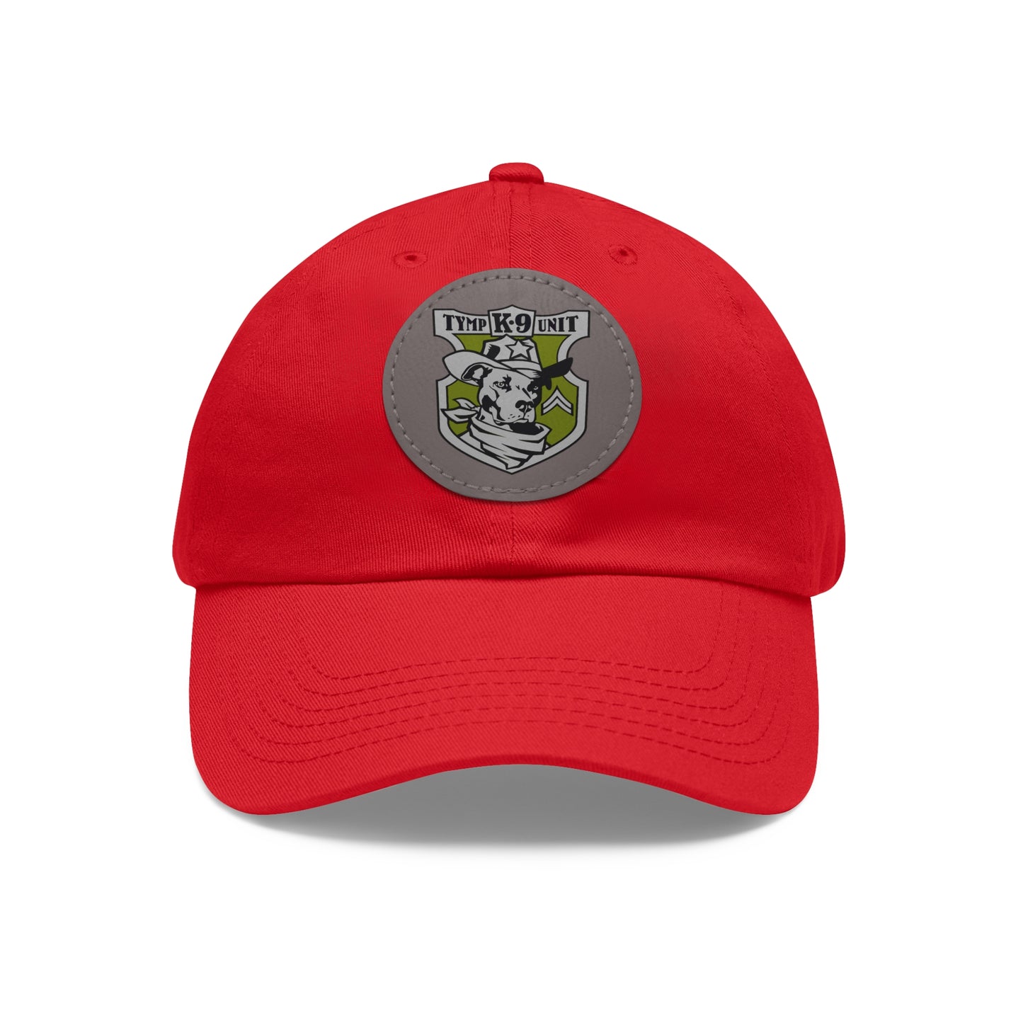 K9 Unit Corporel Dad Hat with Leather Patch (Round)