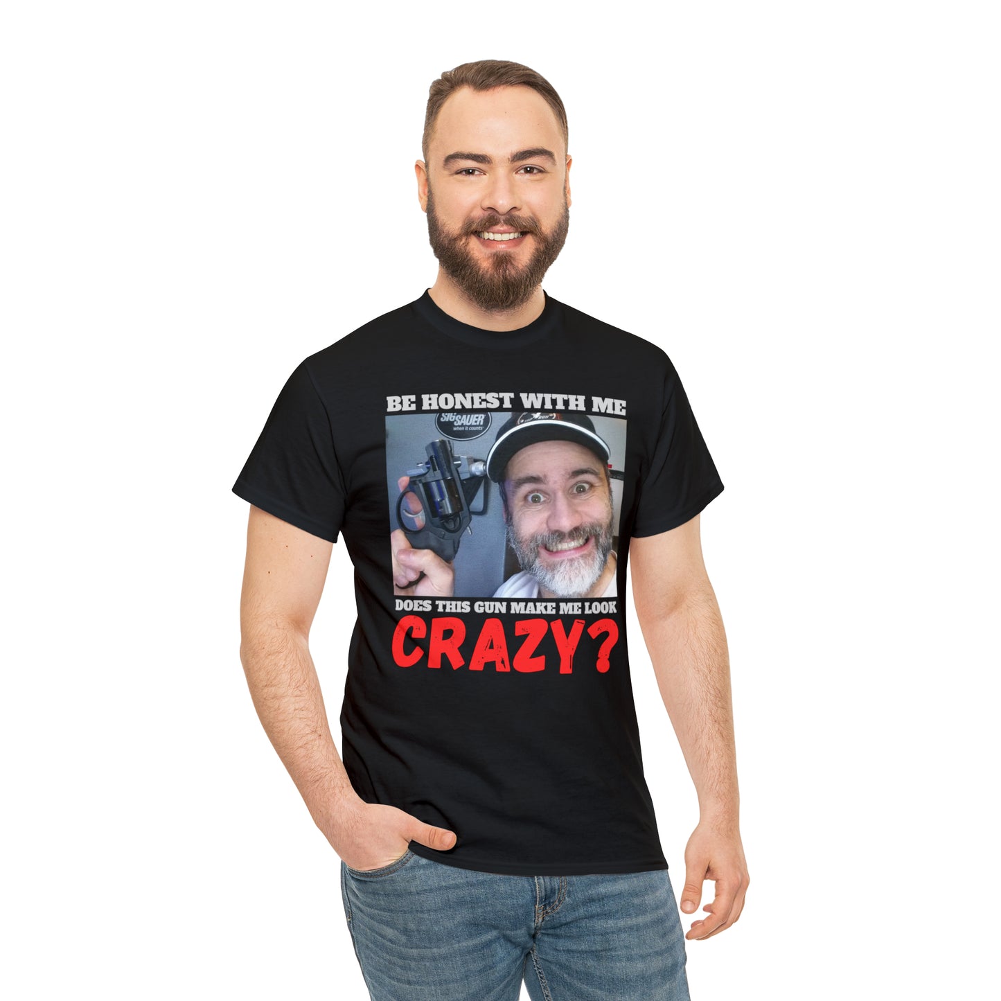Crazy? Unisex Heavy Cotton Tee