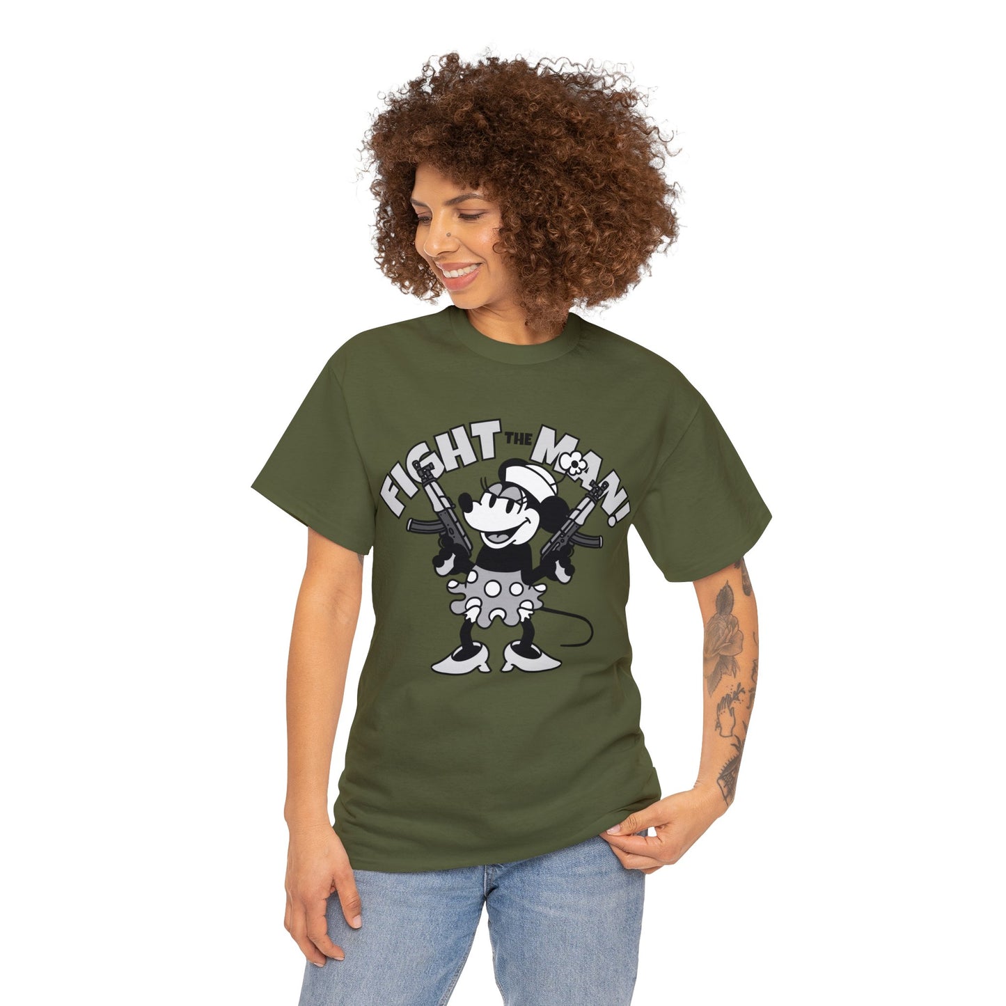 Fight the Man! Unisex Heavy Cotton Tee