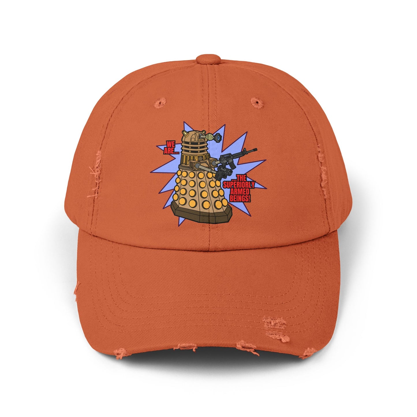 "Dalek" Superiorly Armed Beings! Unisex Distressed Cap