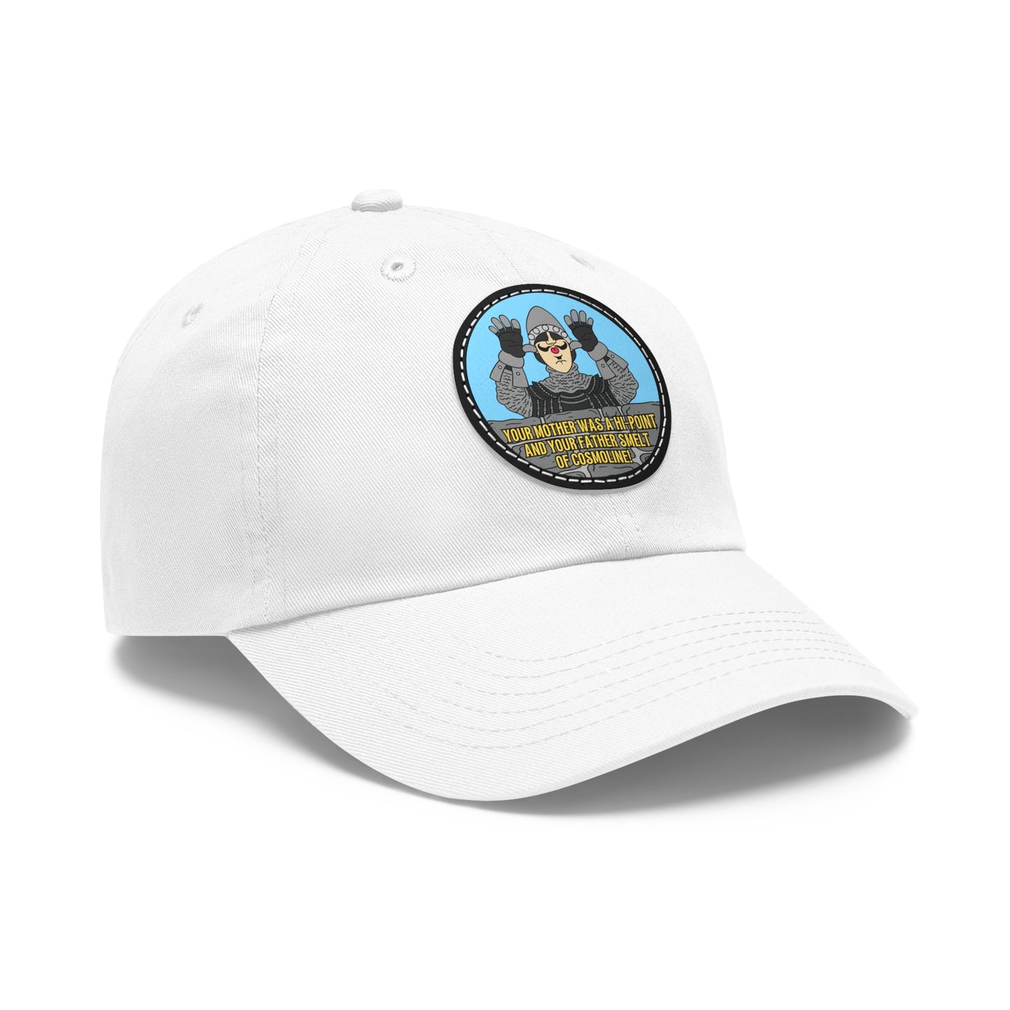 Cosmoline Taunt! Dad Hat with Leather Patch (Round)