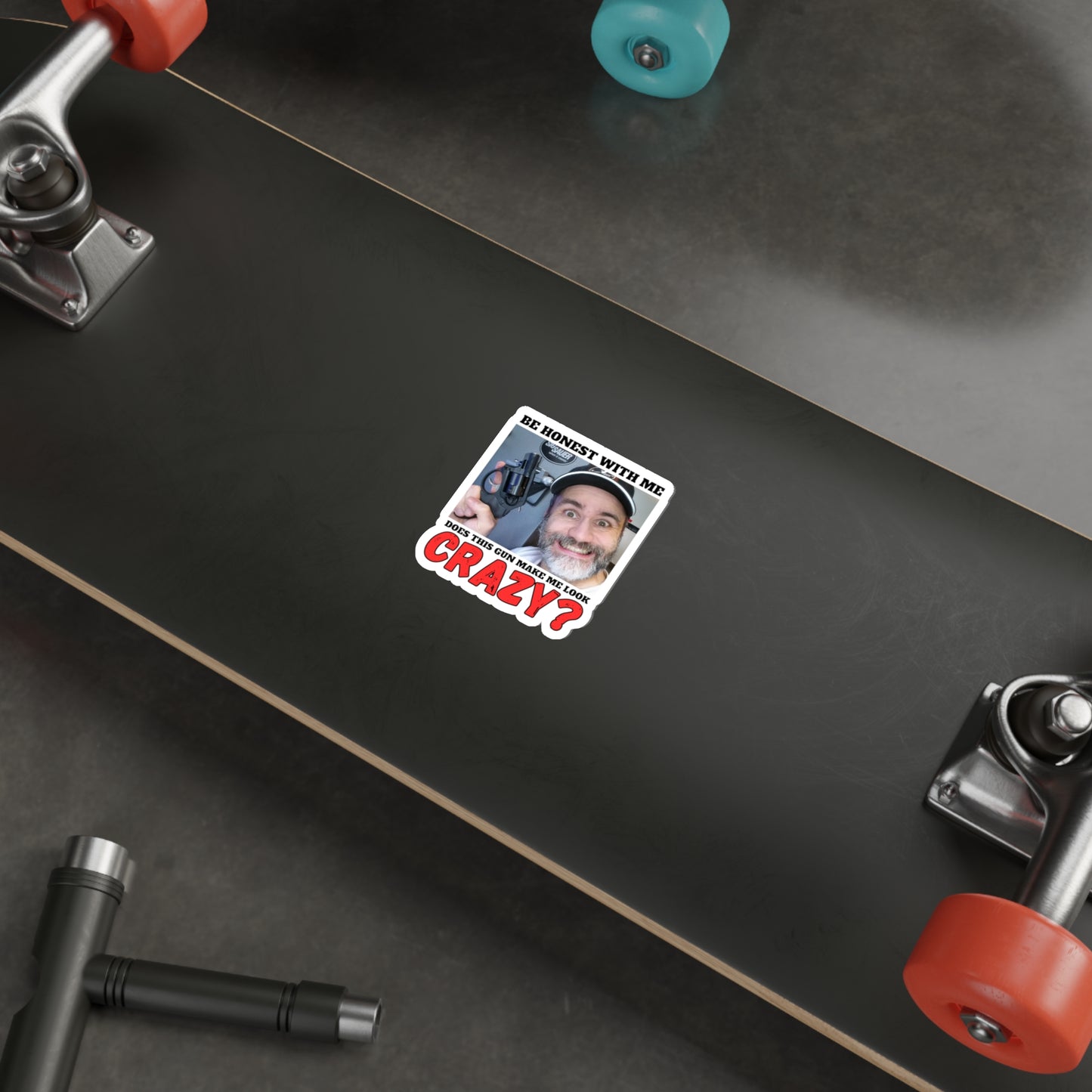 Guncrazy Die-Cut Stickers