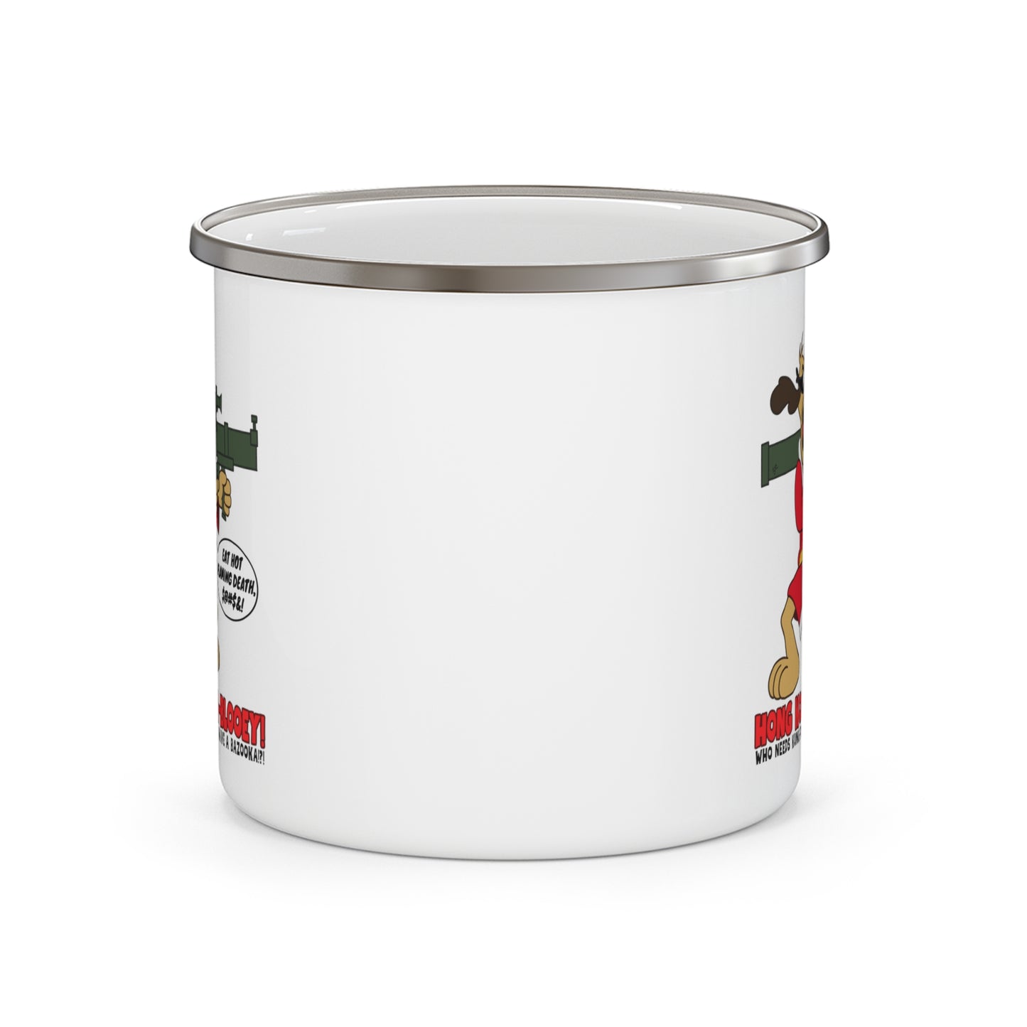Hong Kong Ka-Blooey! Enamel Camping Mug