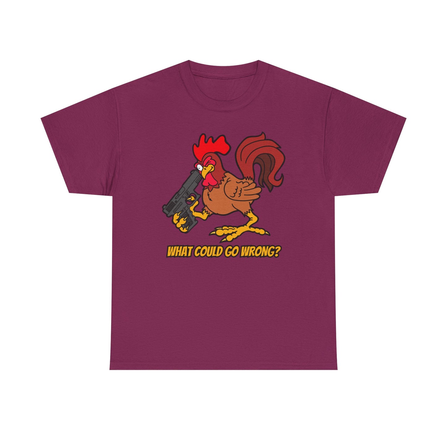 "Don't Point Your Glock at Your..." Unisex Heavy Cotton Tee