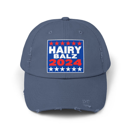 Hairy/Balz '24! Unisex Distressed Cap