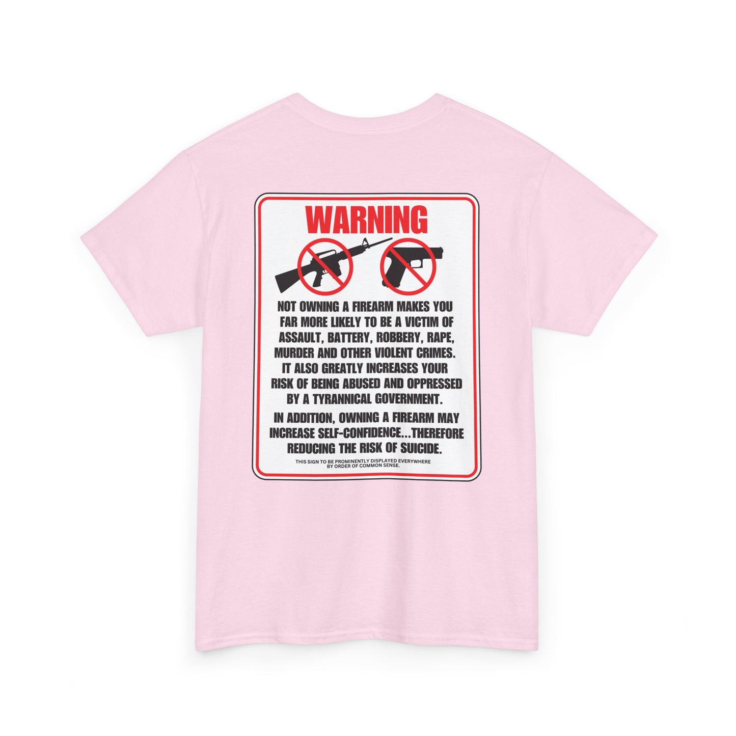 Firearm Safety! Unisex Heavy Cotton Tee