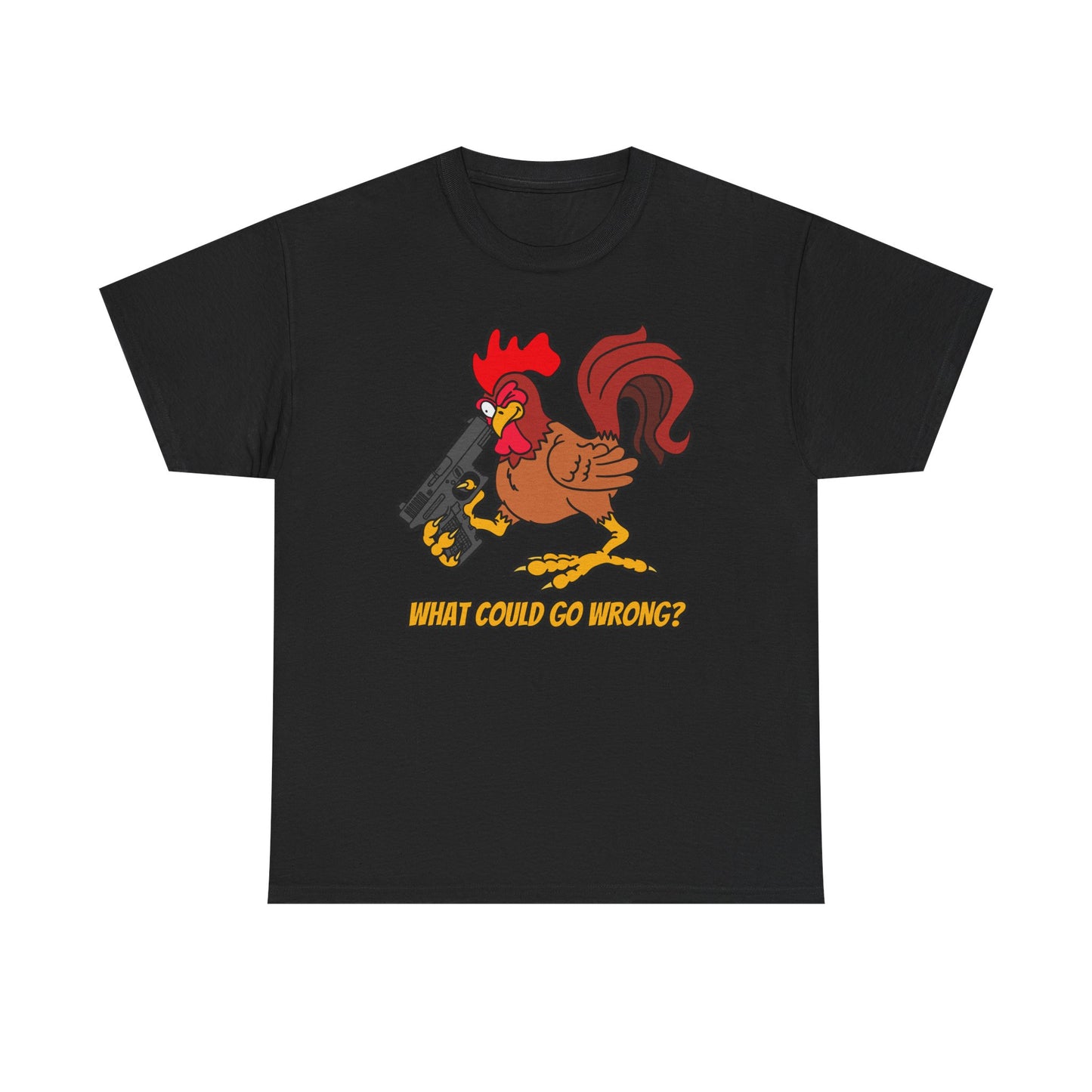 "Don't Point Your Glock at Your..." Unisex Heavy Cotton Tee