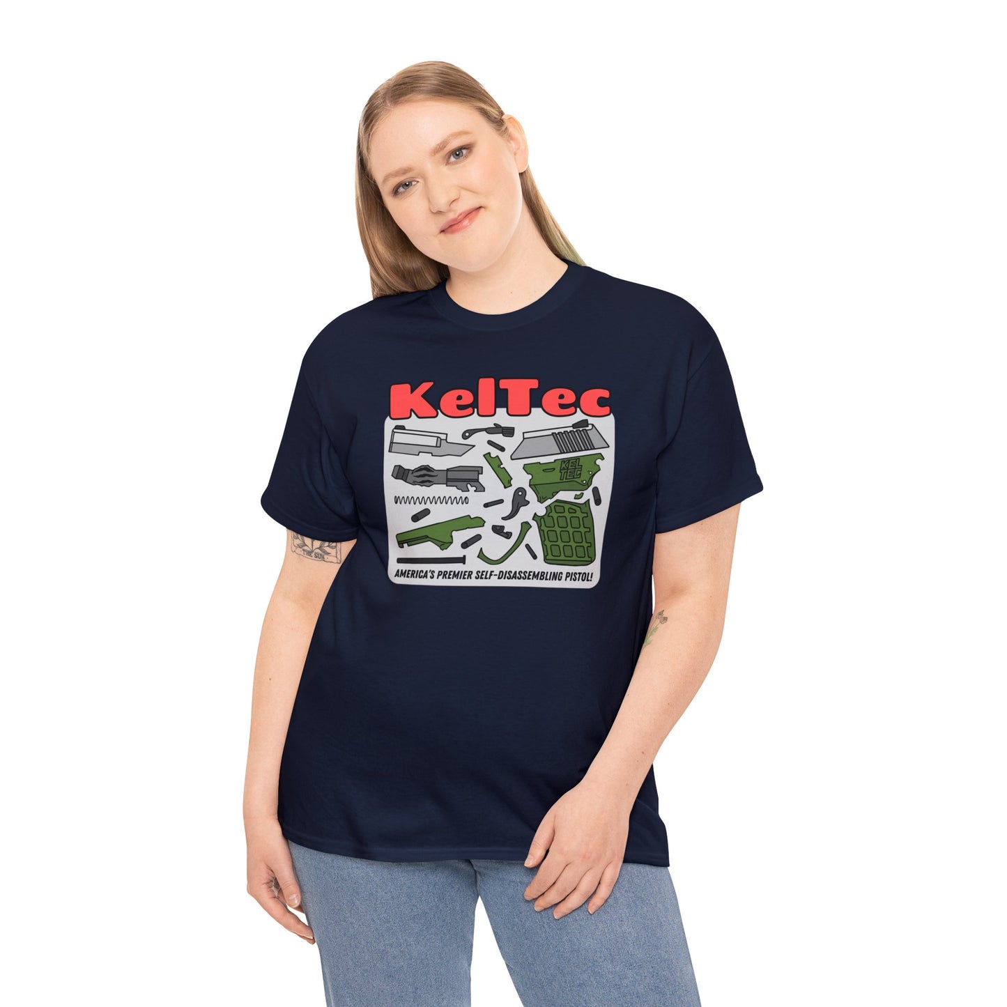 KelTec Disassembled Unisex Heavy Cotton Tee