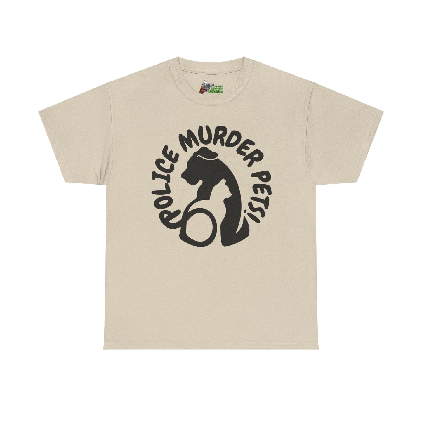 Police Murder Pets! Unisex Heavy Cotton Tee