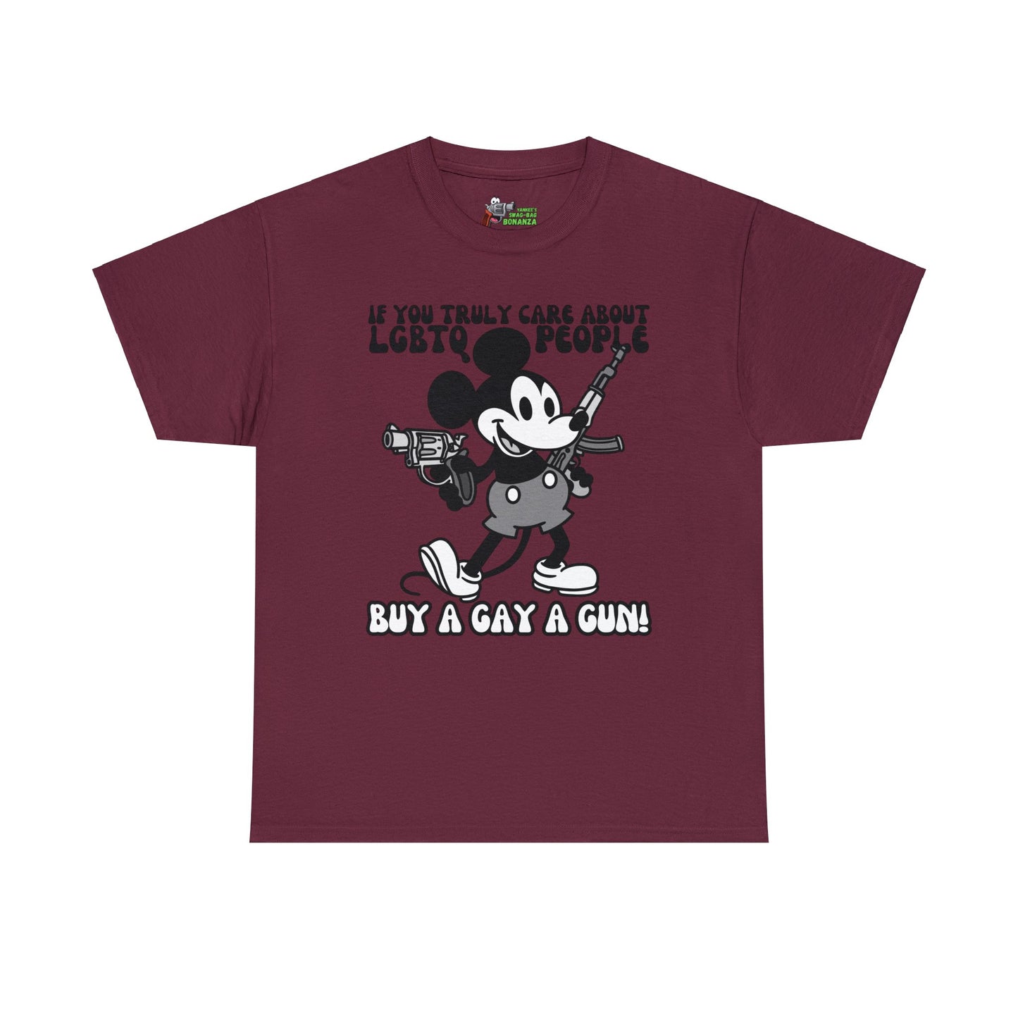 Buy a Gay a Gun! Unisex Heavy Cotton Tee