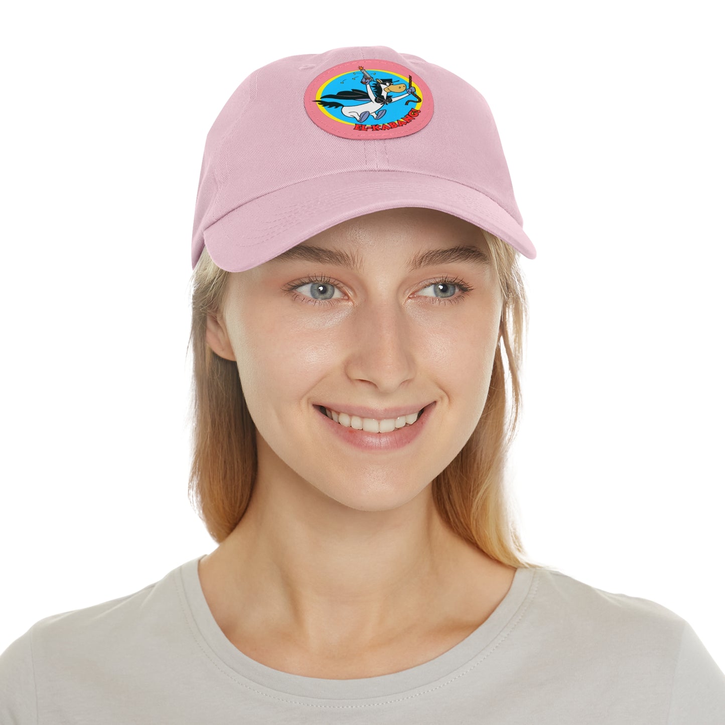 El-Kabang! Dad Hat with Leather Patch (Round)