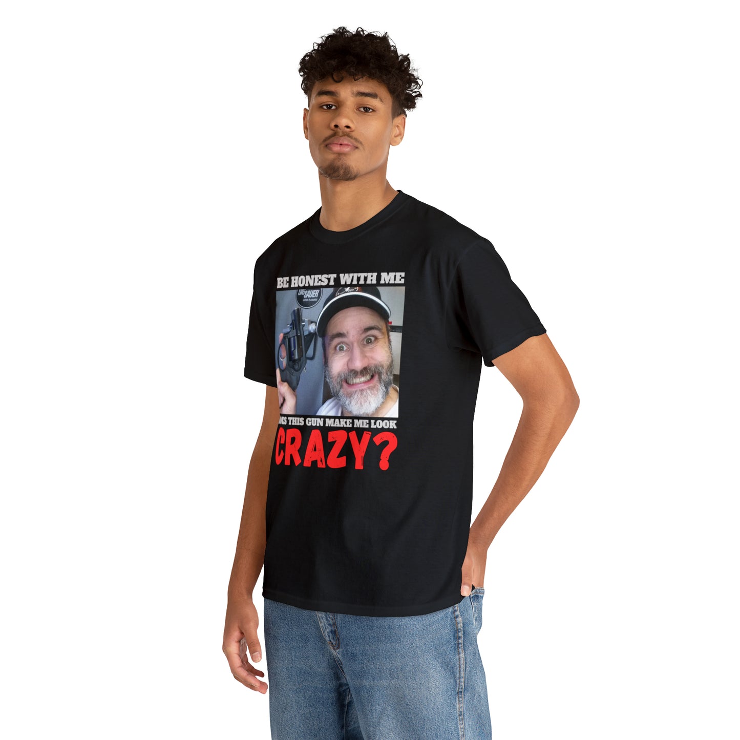 Crazy? Unisex Heavy Cotton Tee