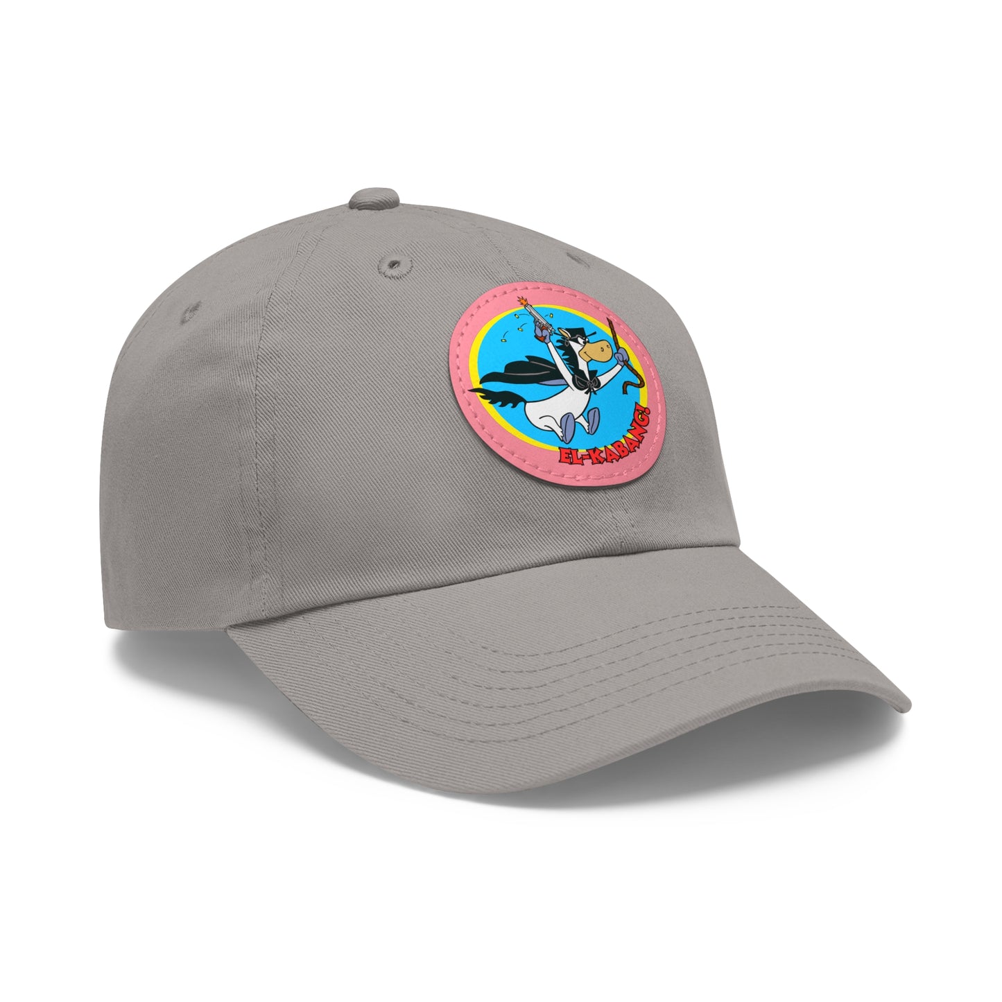 El-Kabang! Dad Hat with Leather Patch (Round)