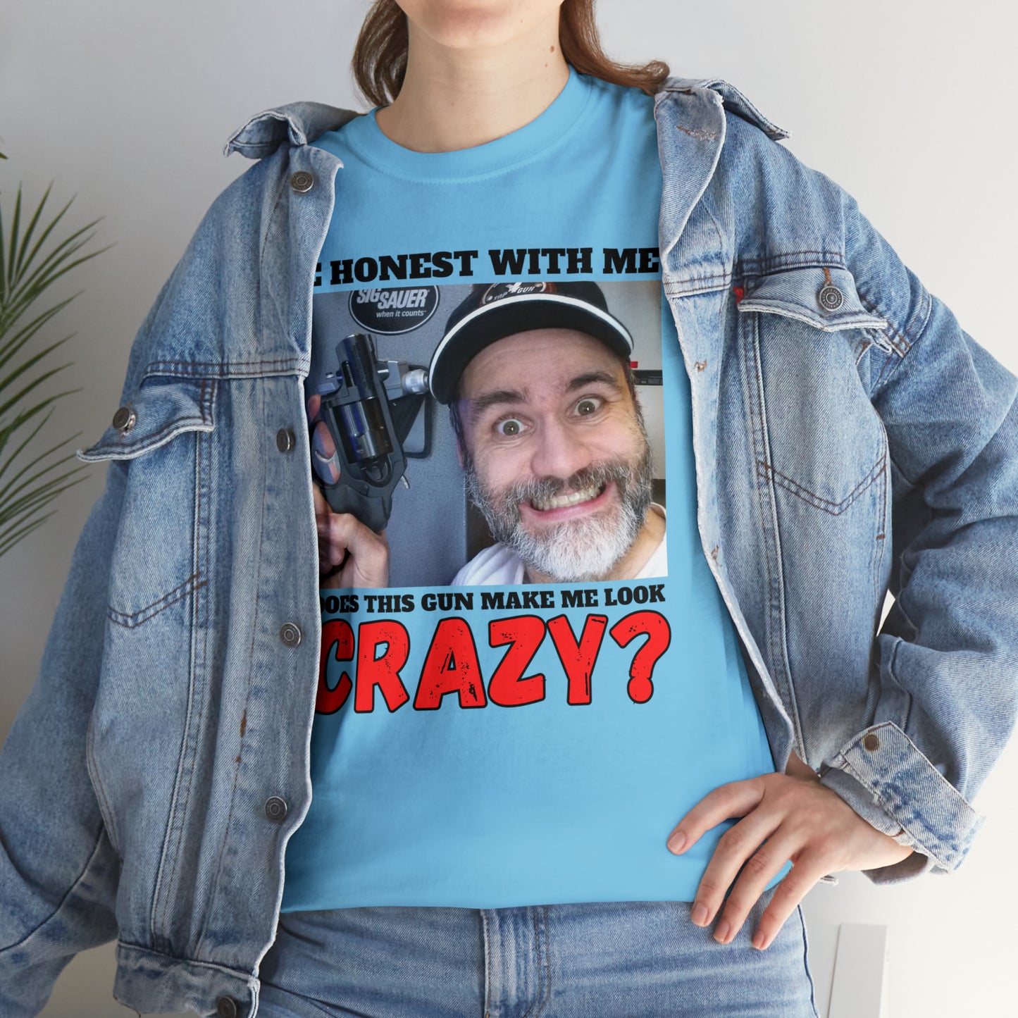 Crazy? Unisex Heavy Cotton Tee