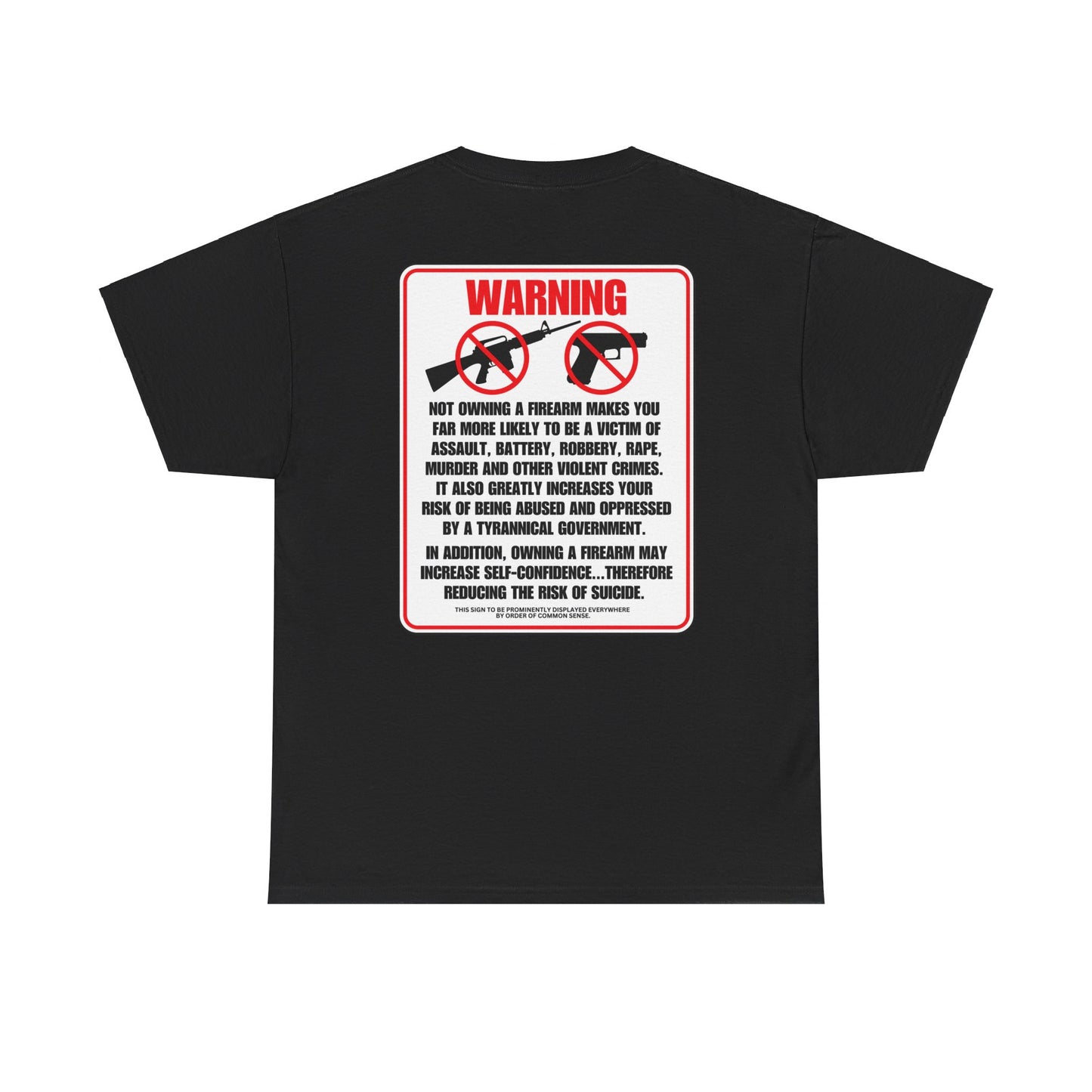 Firearm Safety! Unisex Heavy Cotton Tee