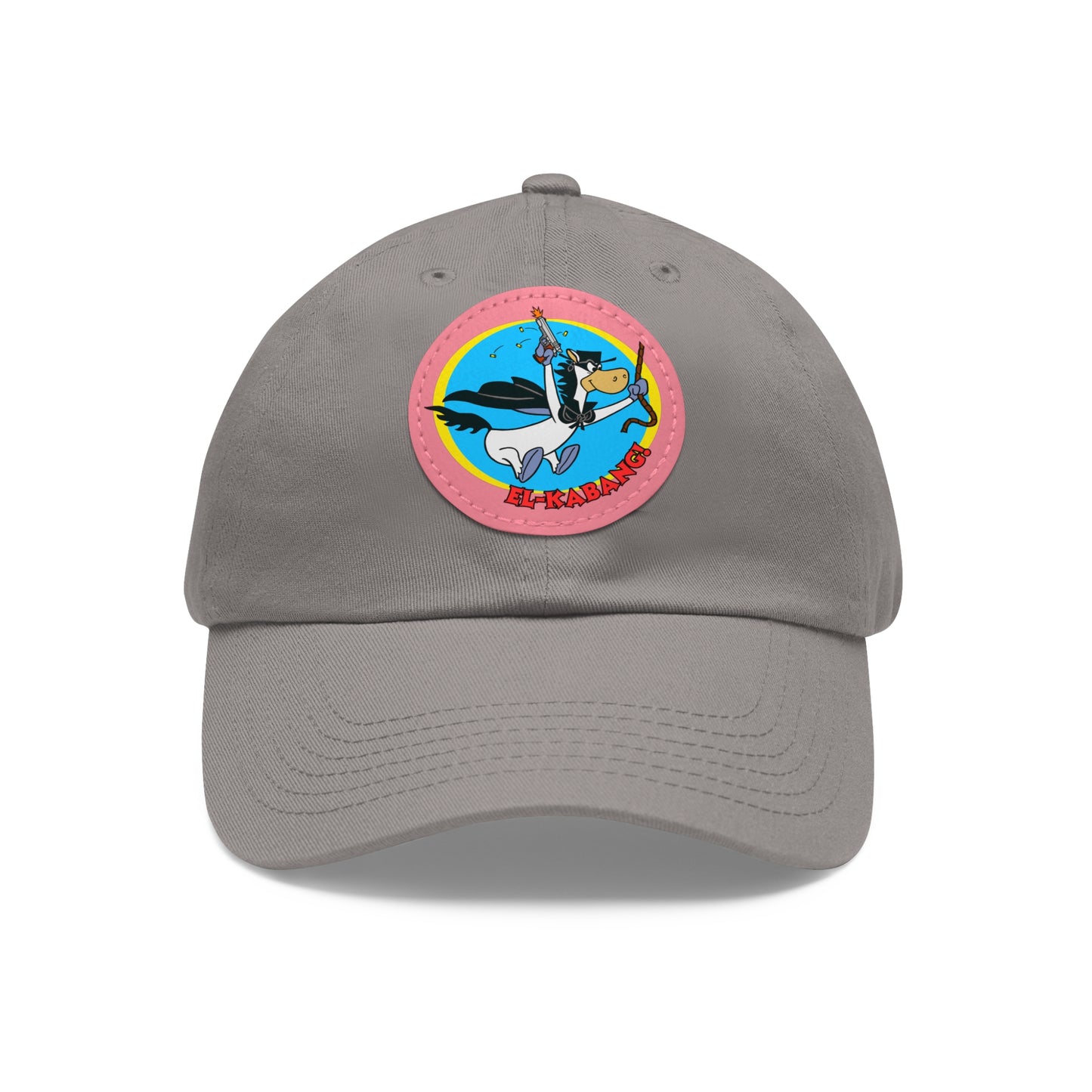 El-Kabang! Dad Hat with Leather Patch (Round)
