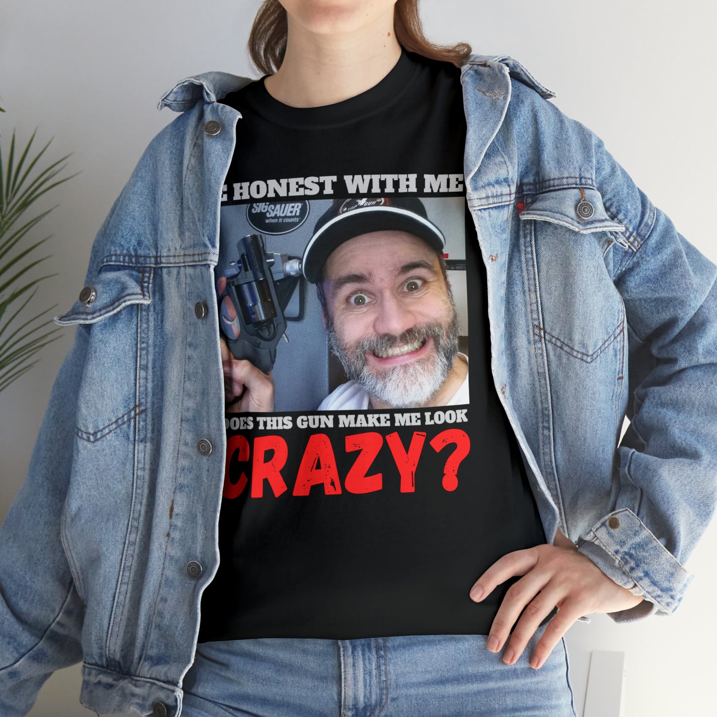 Crazy? Unisex Heavy Cotton Tee