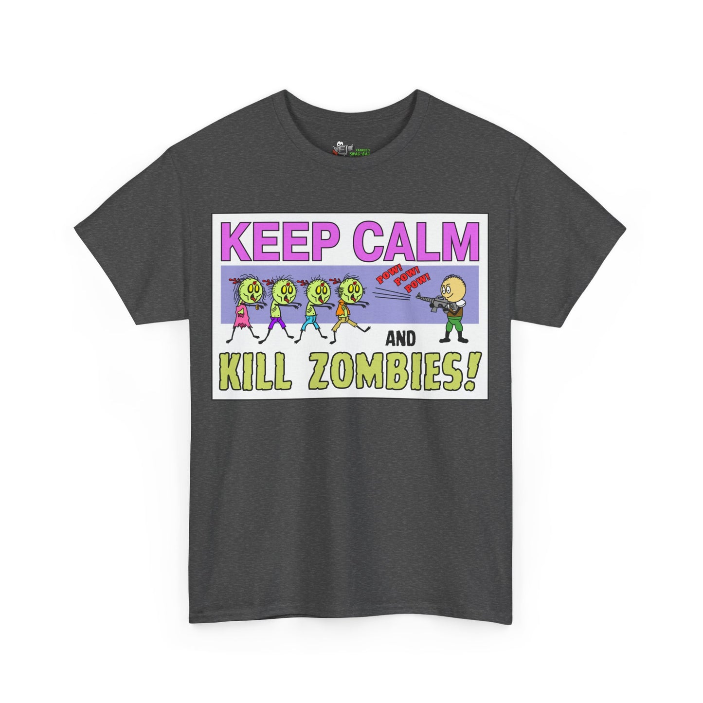 Kill Zombies! Unisex Heavy Cotton Tee