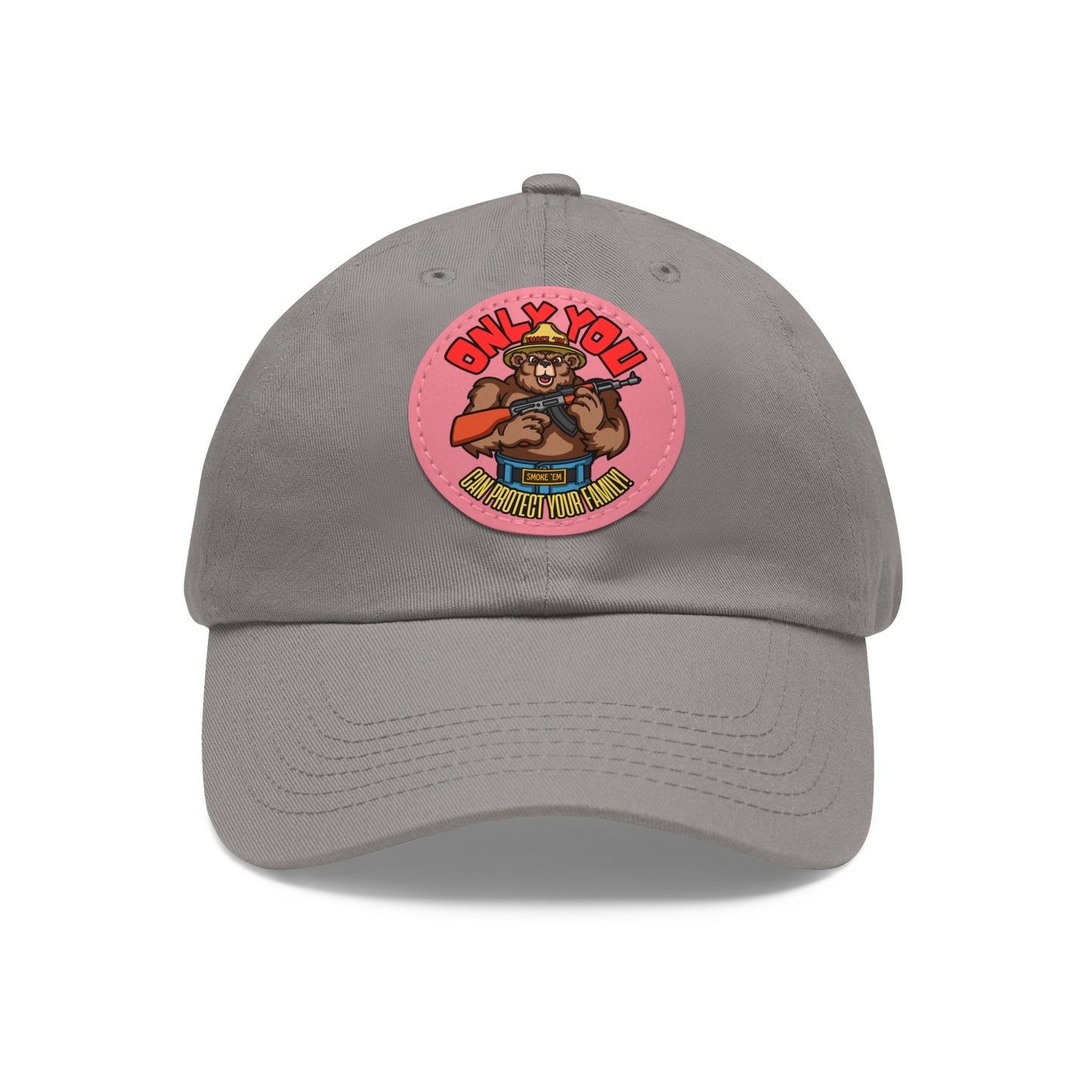 Only You! Dad Hat with Leather Patch (Round)
