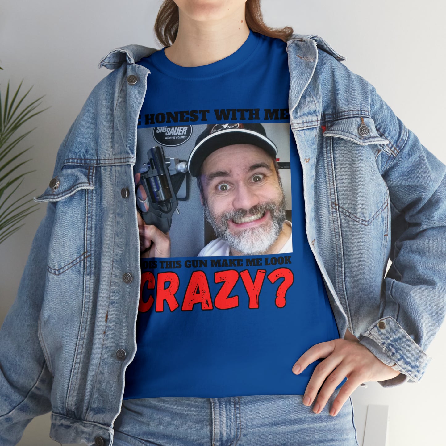 Crazy? Unisex Heavy Cotton Tee