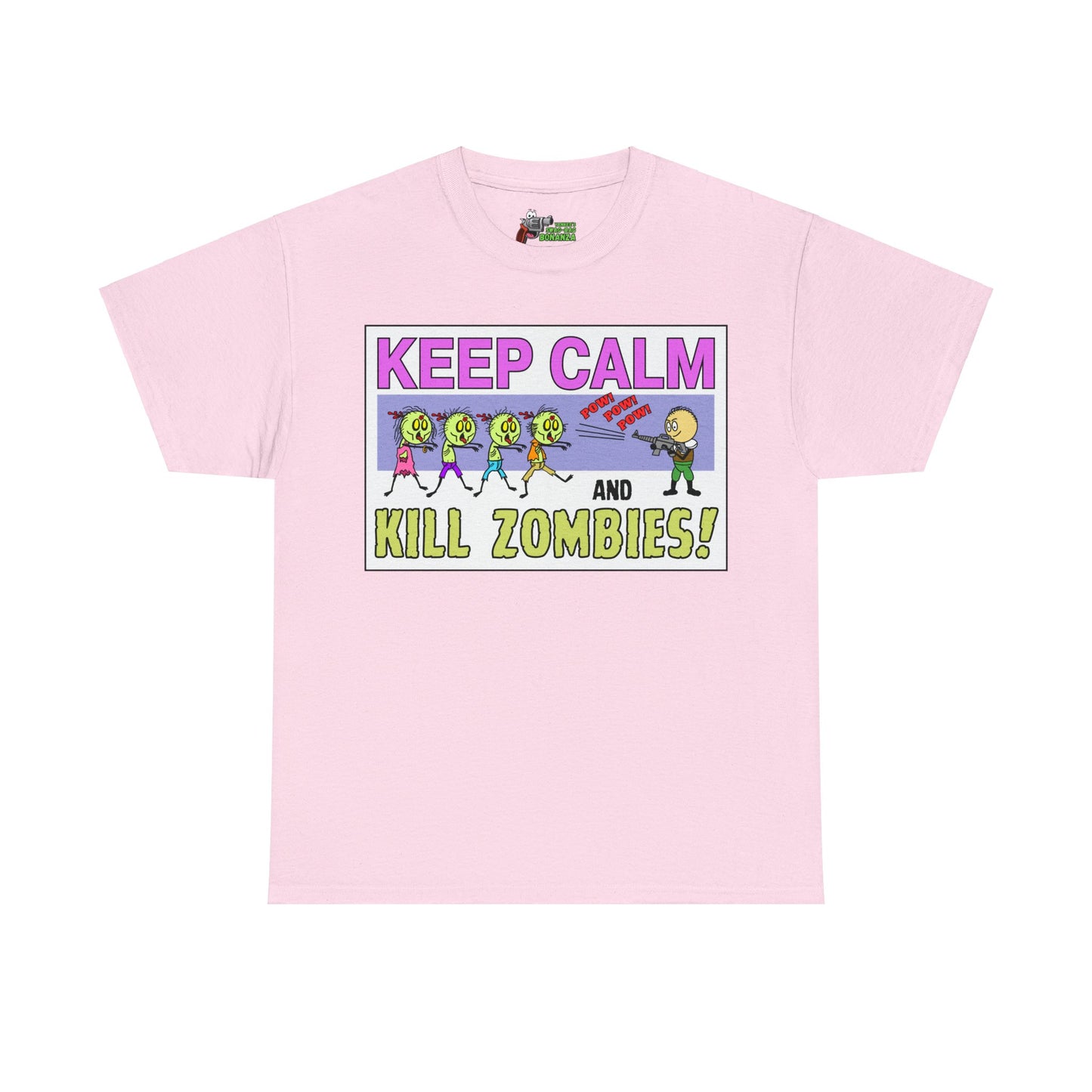 Kill Zombies! Unisex Heavy Cotton Tee