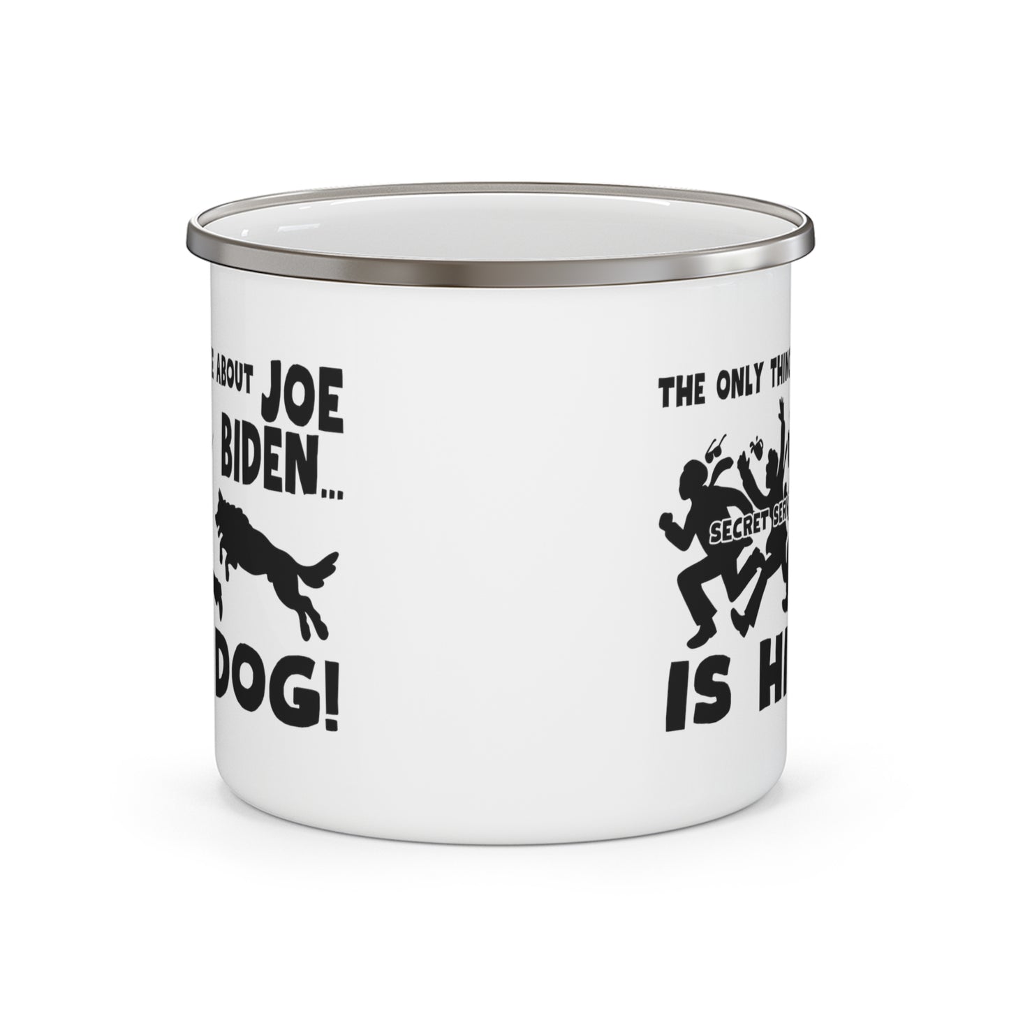 What I Like About Biden! Enamel Camping Mug