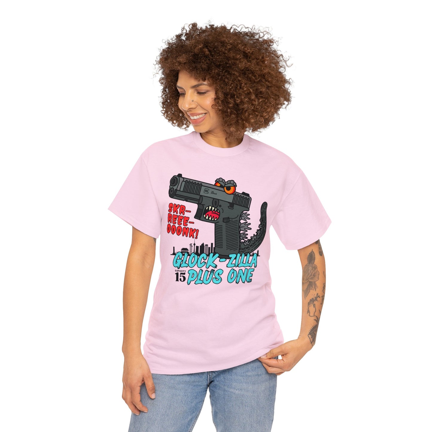 Glock-zilla! Unisex Heavy Cotton Tee
