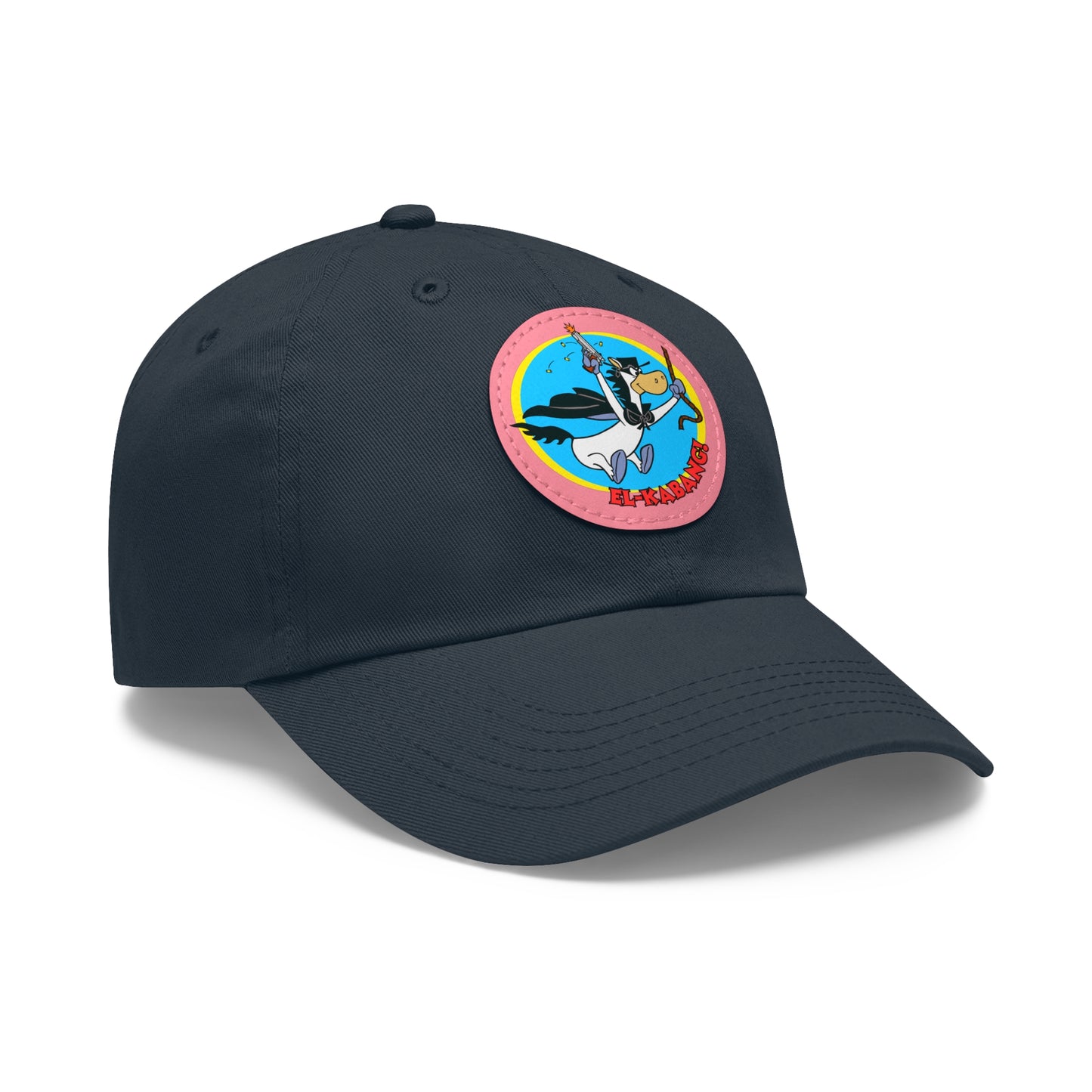 El-Kabang! Dad Hat with Leather Patch (Round)