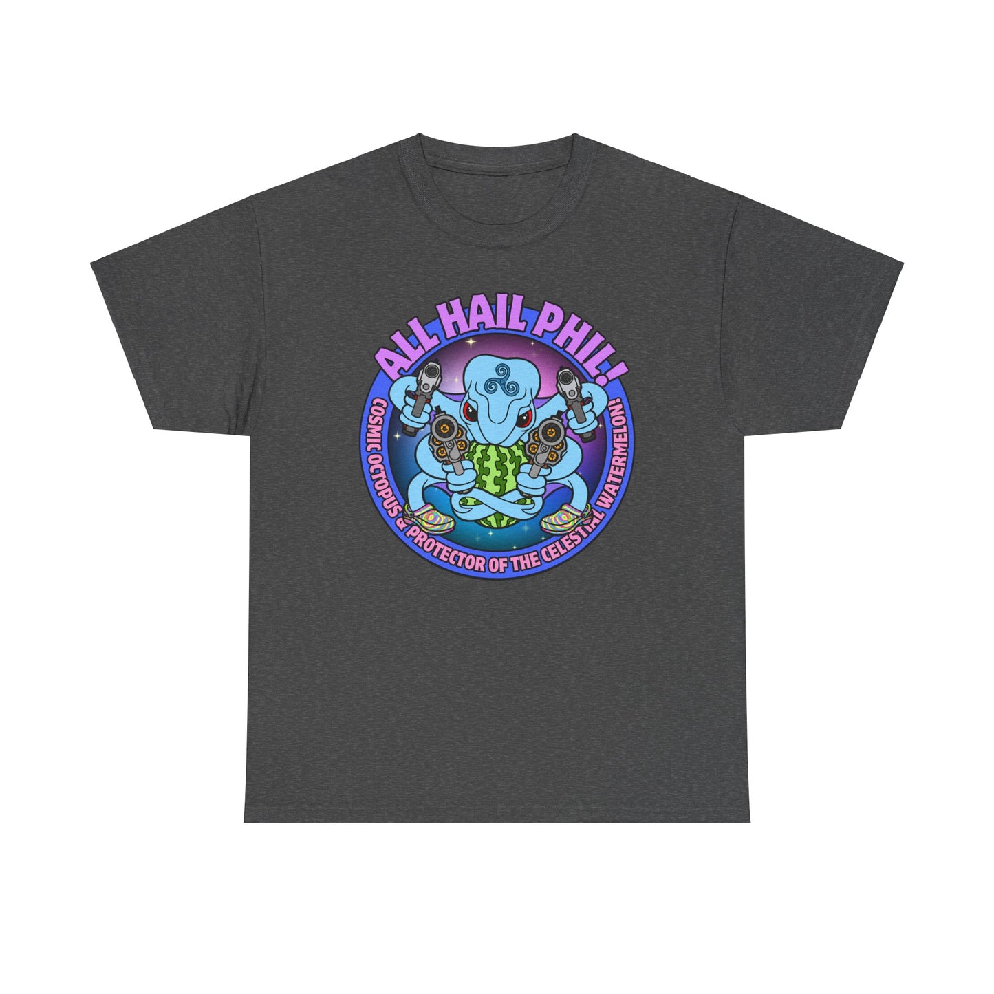 Cosmic Octopus! Unisex Heavy Cotton Tee
