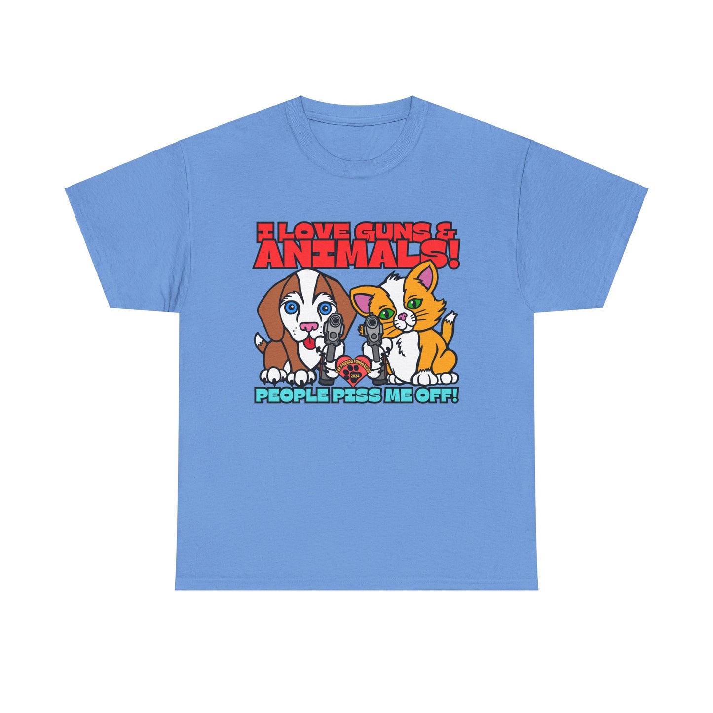 People Piss Me Off! (FFF)Unisex Heavy Cotton Tee