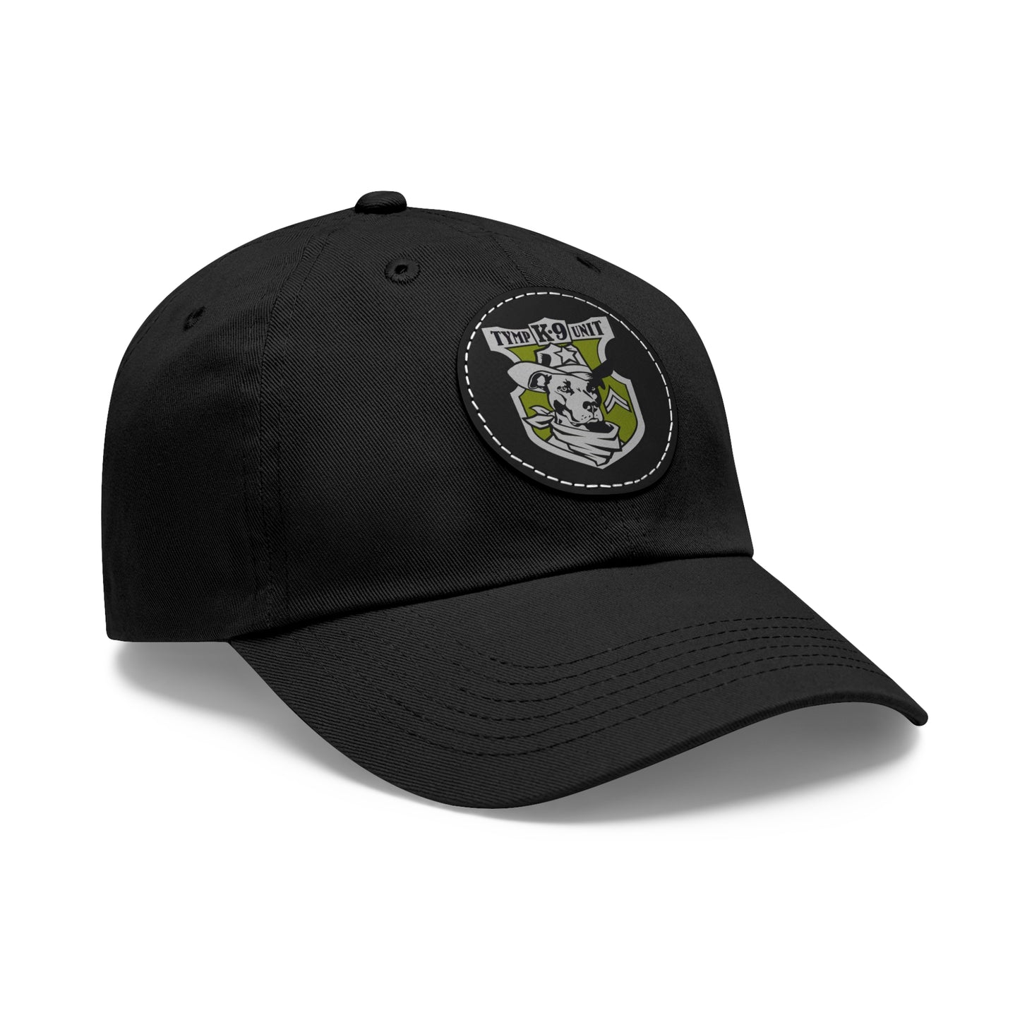 K9 Unit Corporel Dad Hat with Leather Patch (Round)
