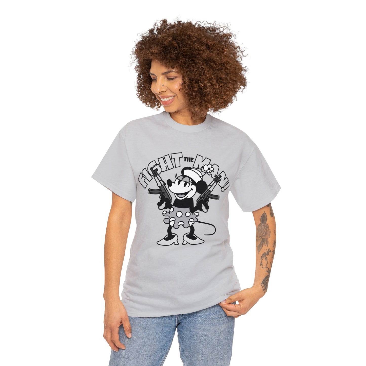 Fight the Man! Unisex Heavy Cotton Tee