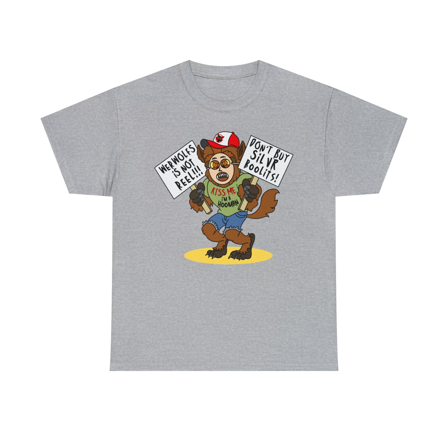 Werwolfs Is Not Reel! Unisex Heavy Cotton Tee