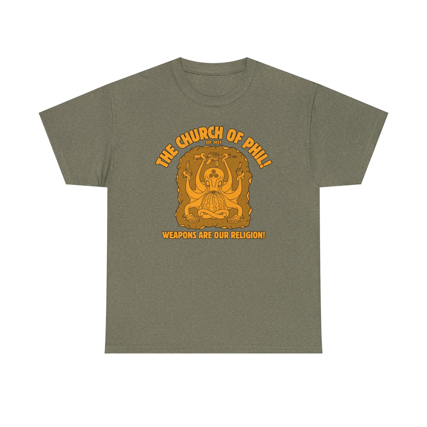 Vintage Style  - Weapons Are Our Religion! Unisex Heavy Cotton Tee