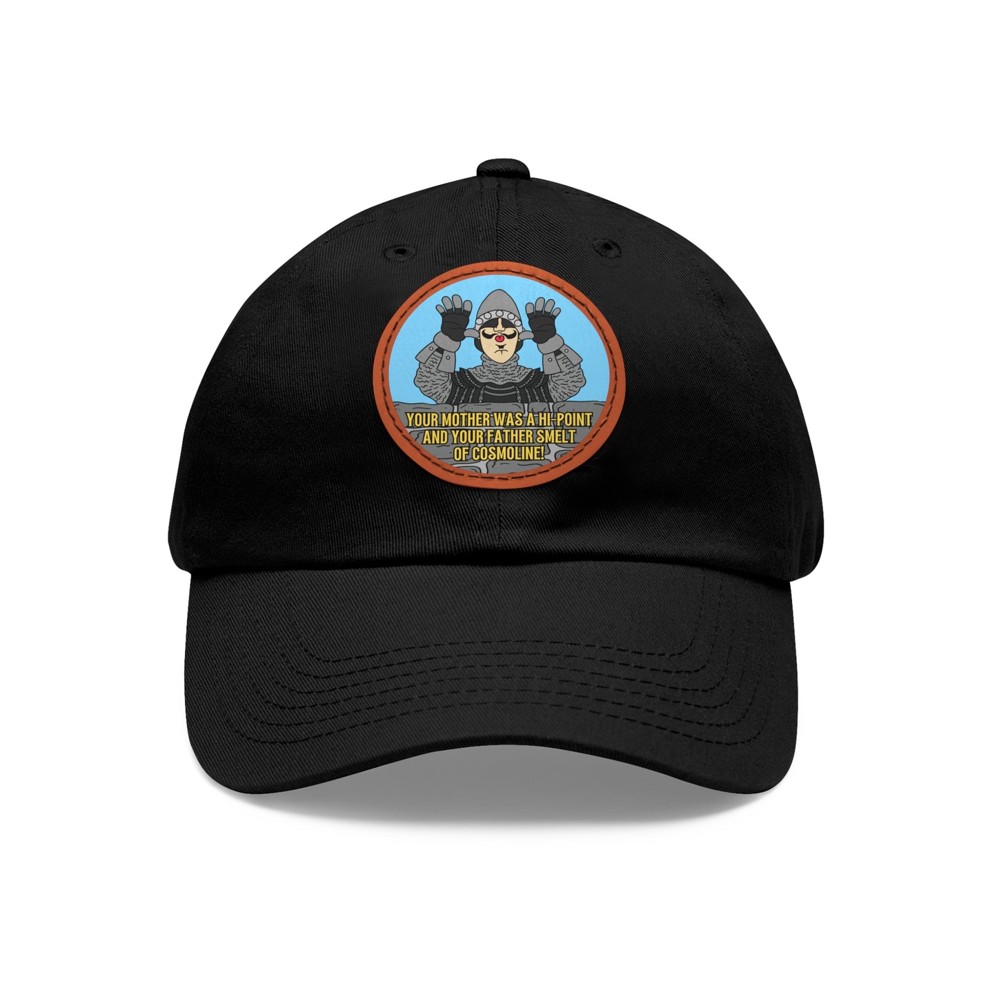 Cosmoline Taunt! Dad Hat with Leather Patch (Round)