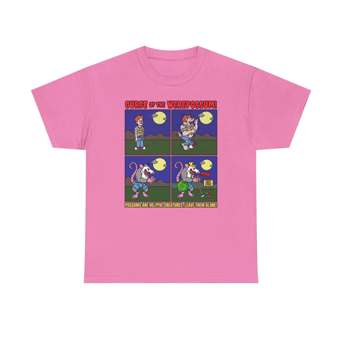 Curse of the Werepossum Unisex Heavy Cotton Tee