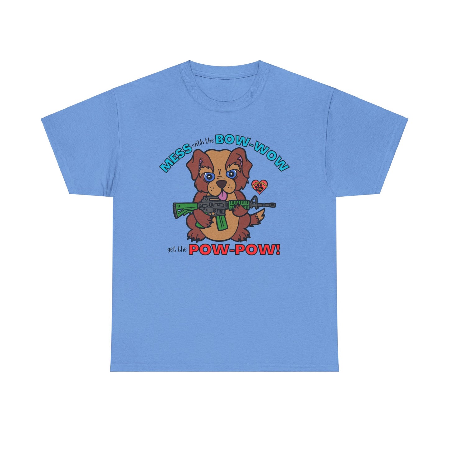 Mess with the Bow-Wow (FFF) Unisex Heavy Cotton Tee