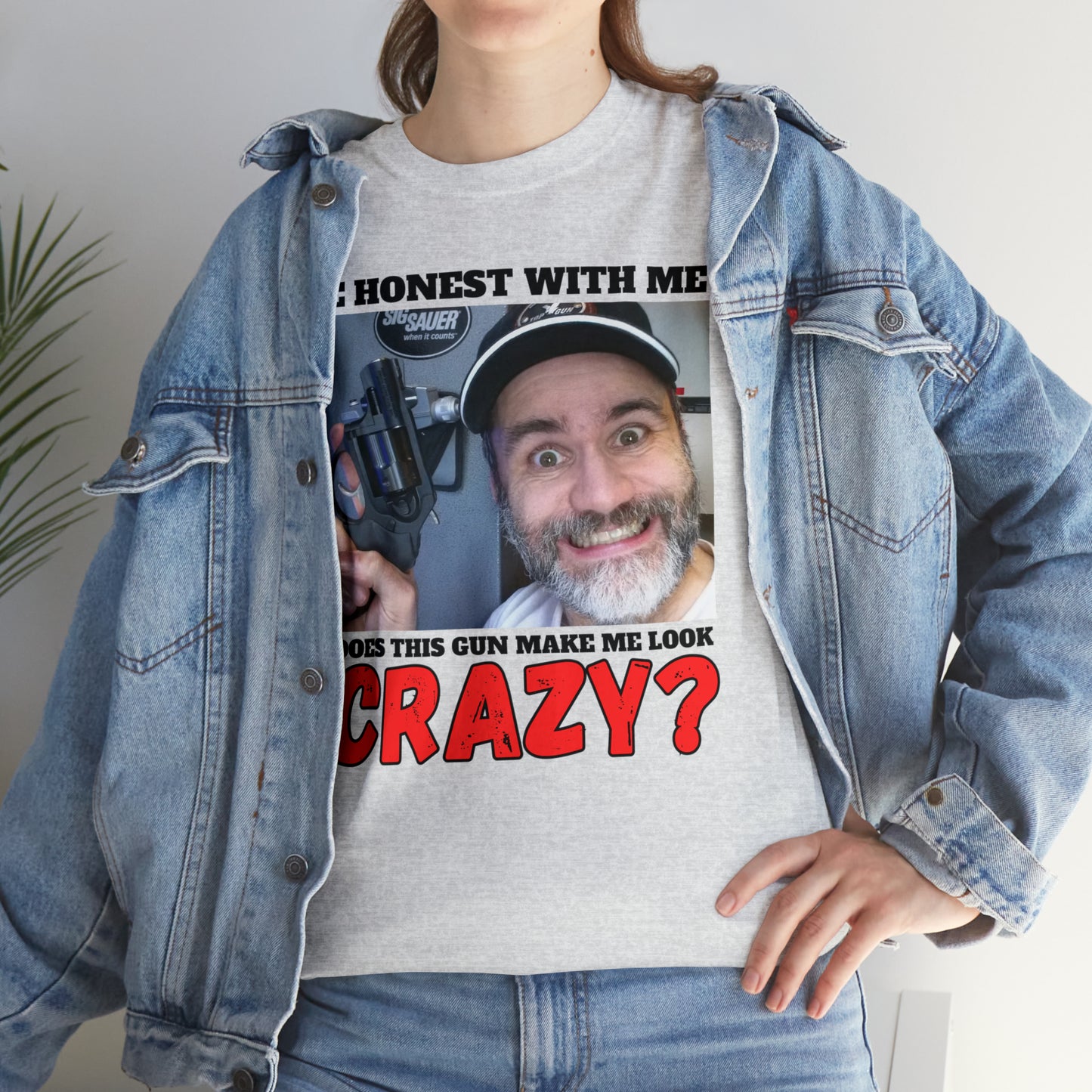 Crazy? Unisex Heavy Cotton Tee
