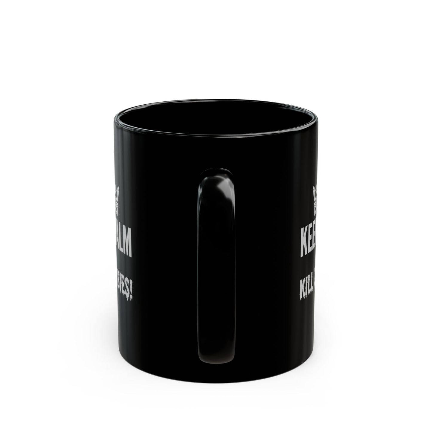 Keep Calm/Kill Zombies! Black Mug (11oz, 15oz)