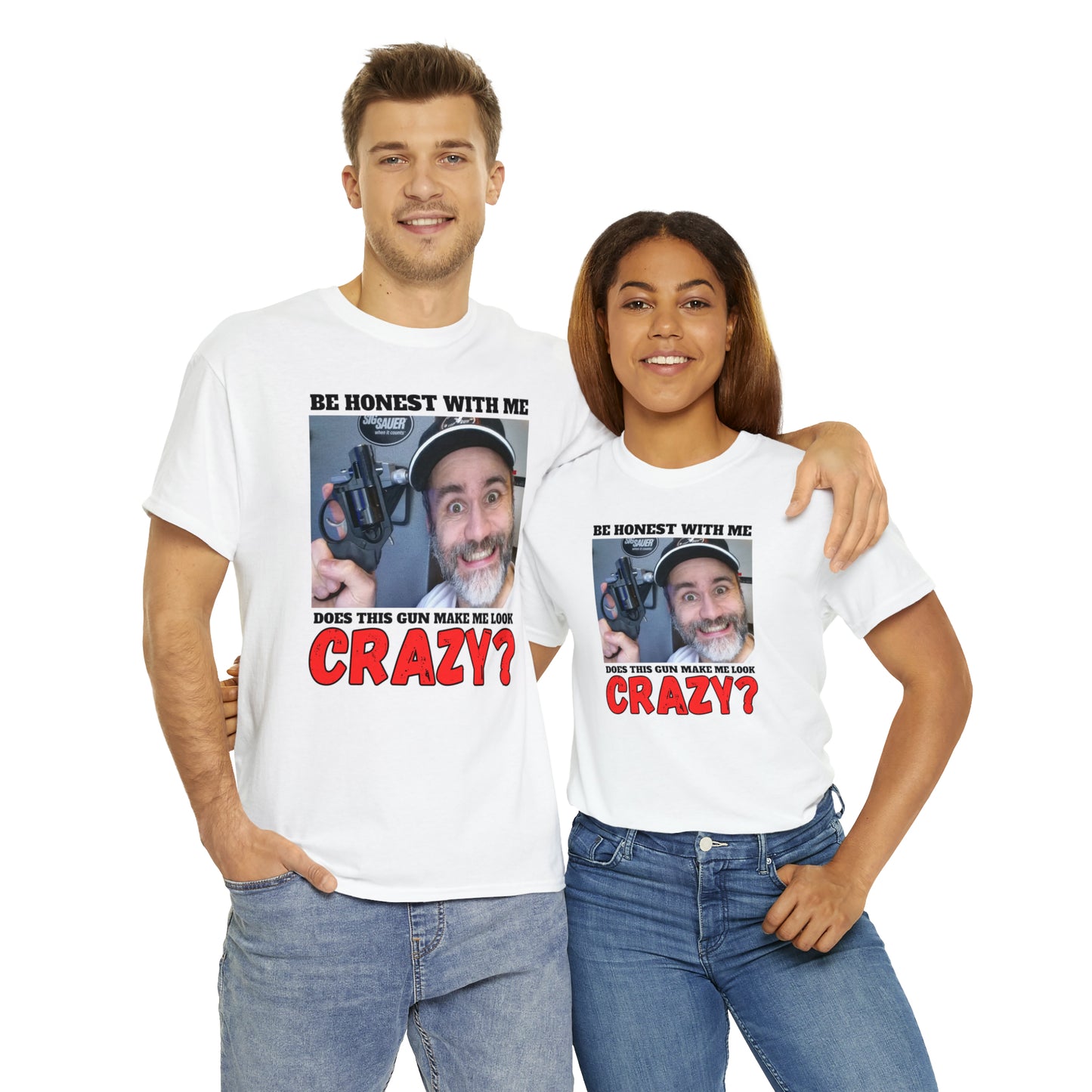 Crazy? Unisex Heavy Cotton Tee