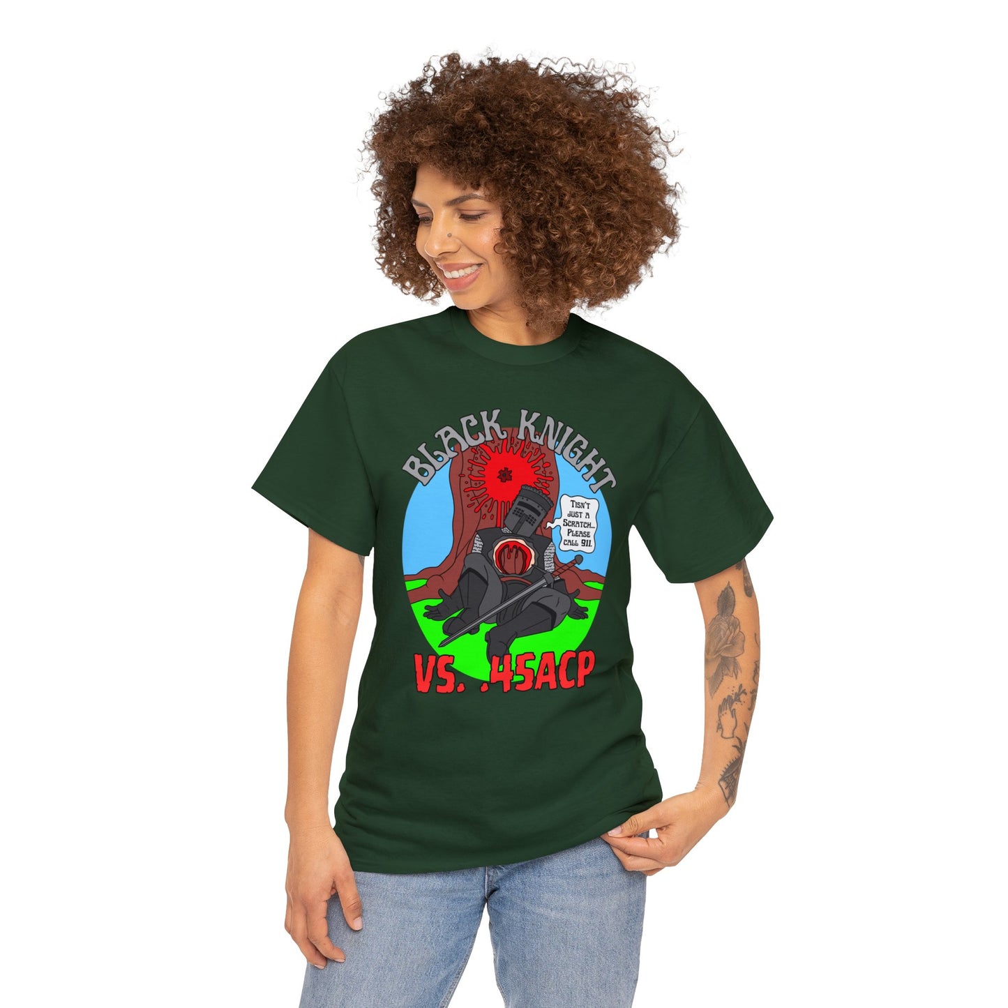Tisn't Just a Scratch/.45acp Unisex Heavy Cotton Tee