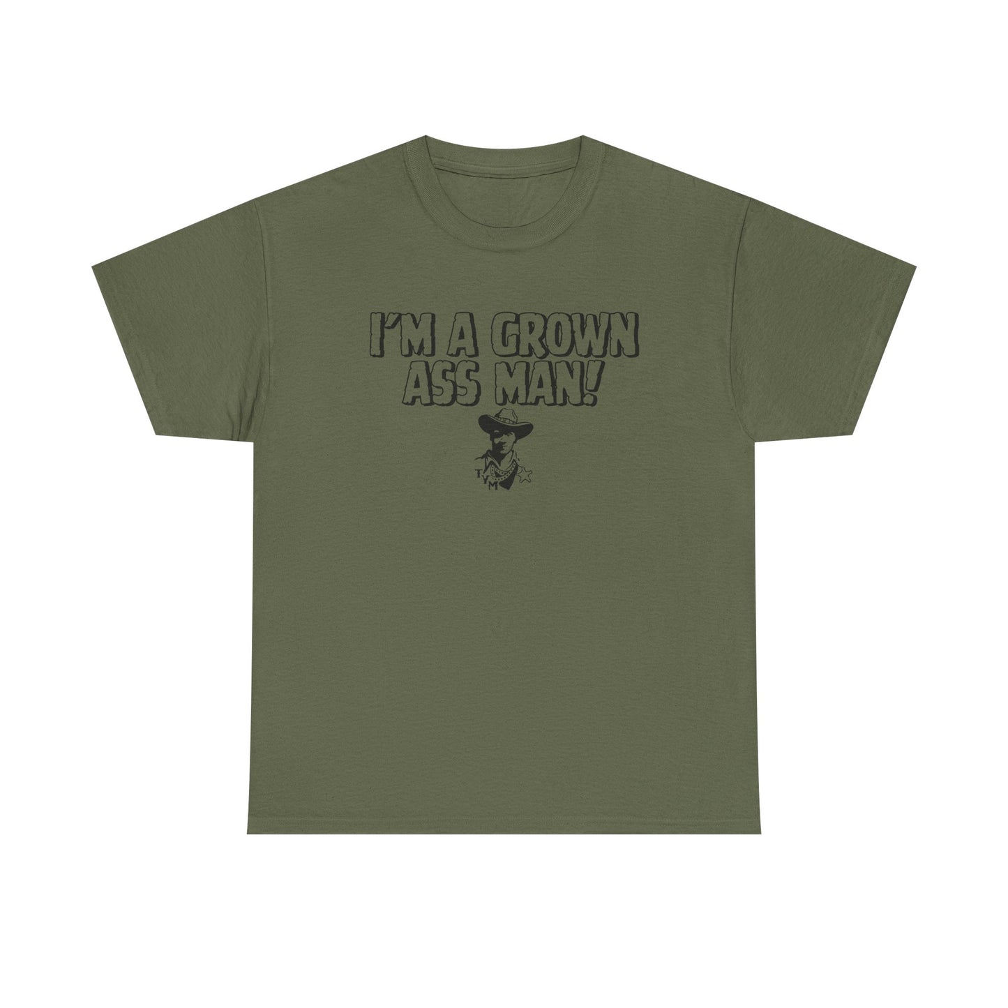 Funny  - 'I'M A GROWN ASS MAN!' Unisex Heavy Cotton Tee