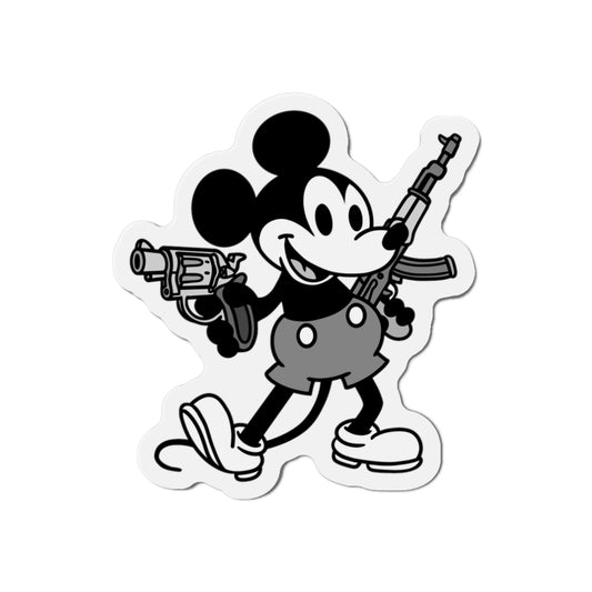 Mouse Guns! Die-Cut Magnets